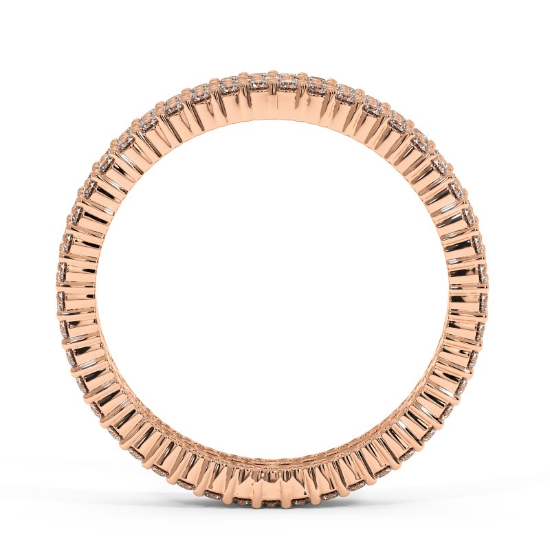 18K Rose Gold Roban Eternity Band