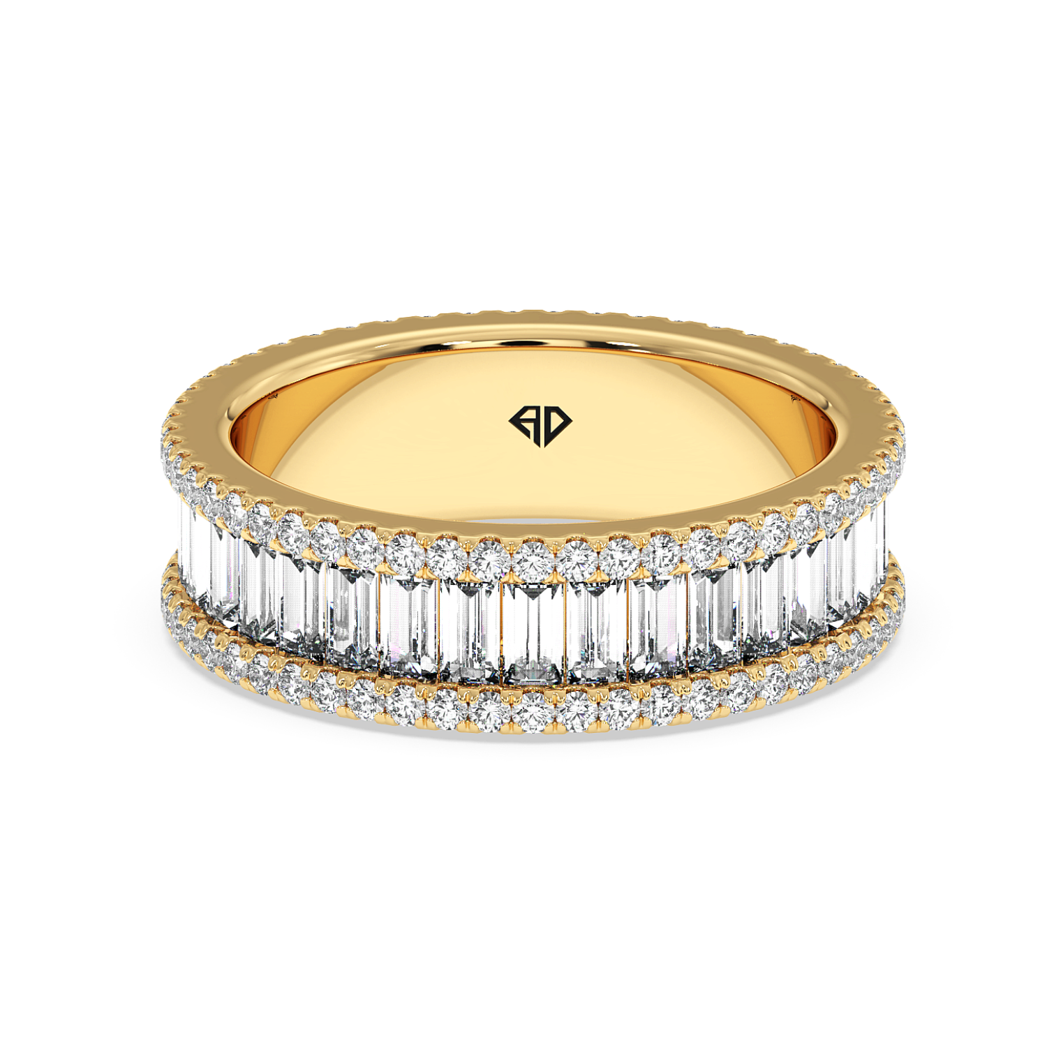 18K Yellow Gold RING-074 Band