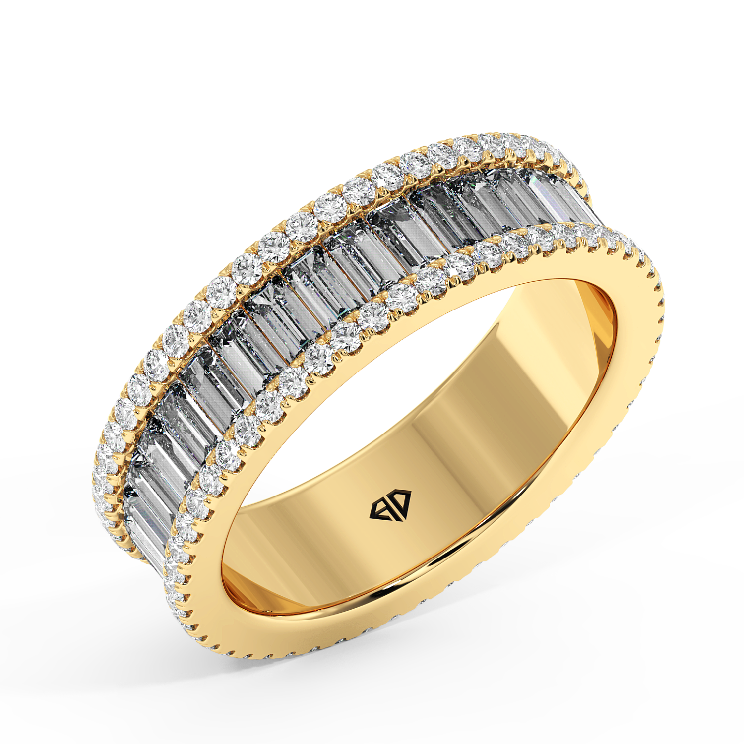18K Yellow Gold RING-074 Band