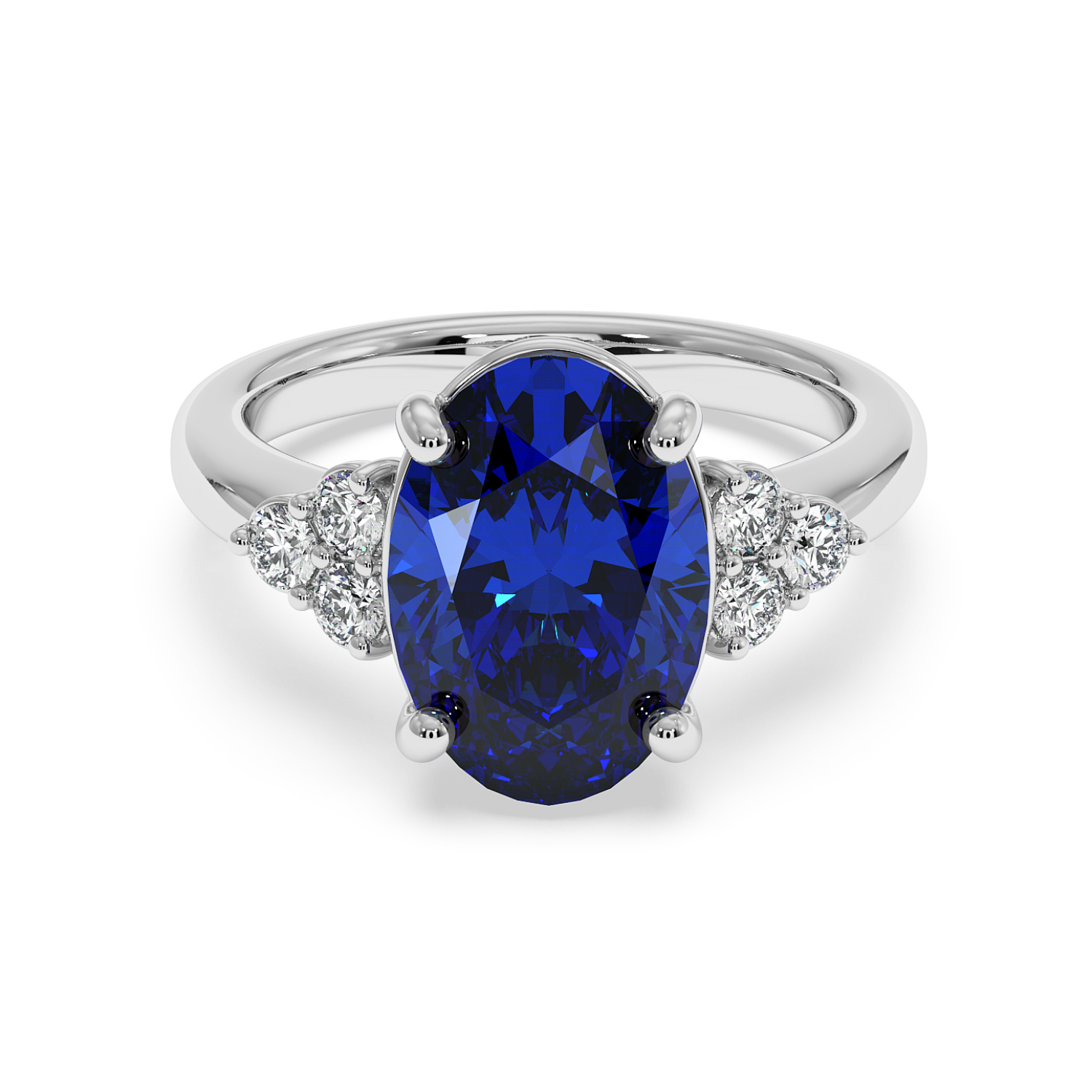 Platinum RING-081 Engagement Ring