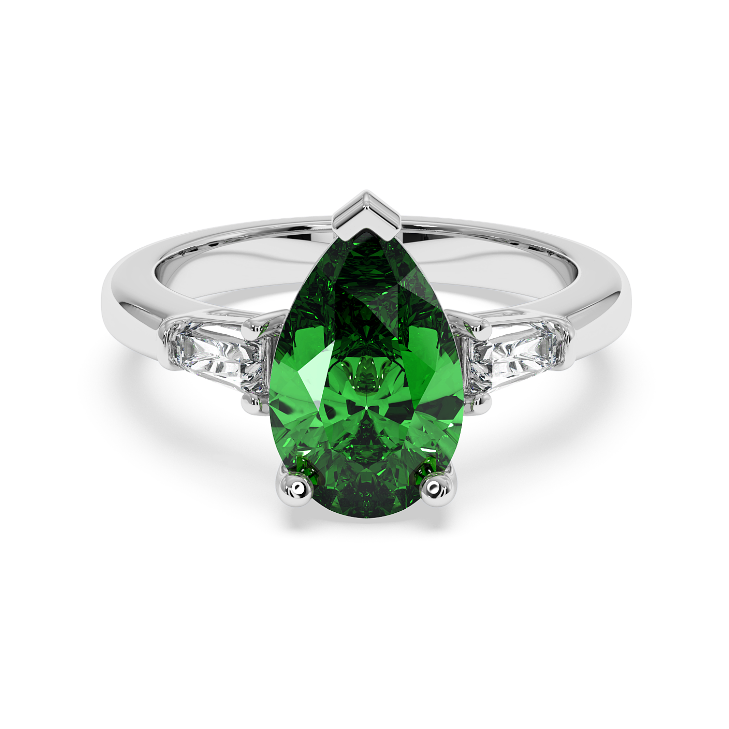 Platinum RING-082 Engagement Ring