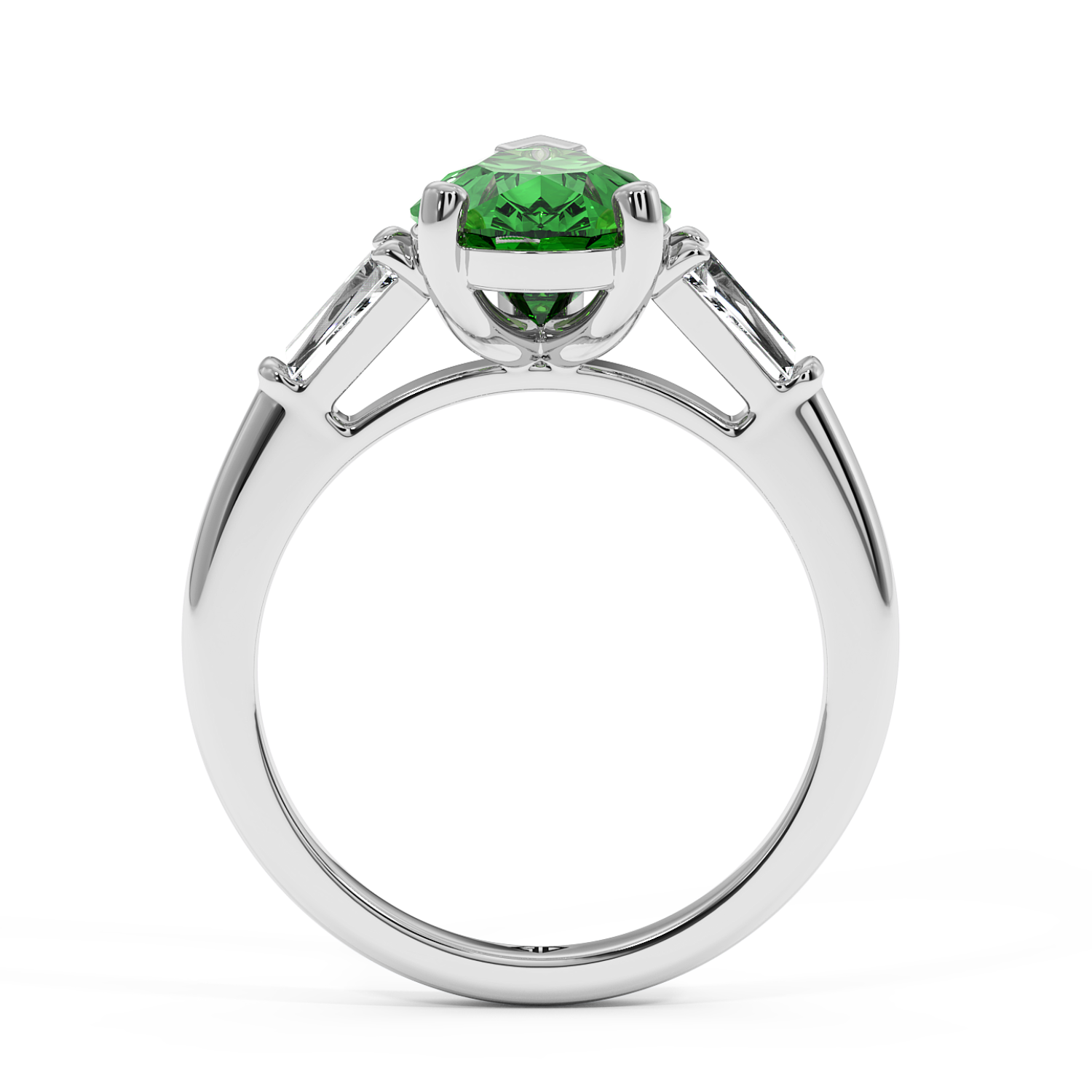 Platinum RING-082 Engagement Ring