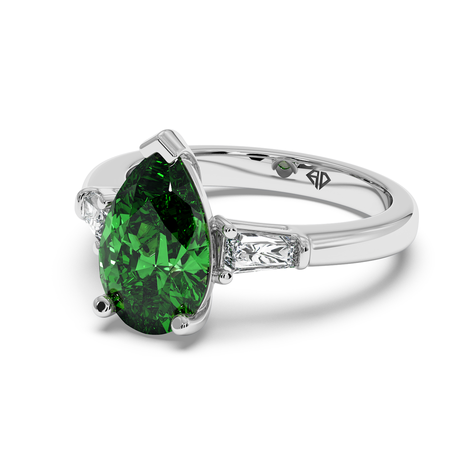 Platinum RING-082 Engagement Ring