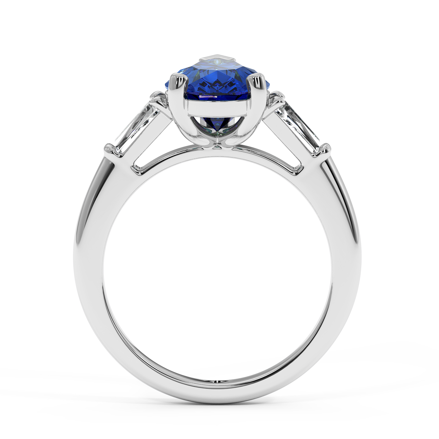 Platinum RING-082 Engagement Ring