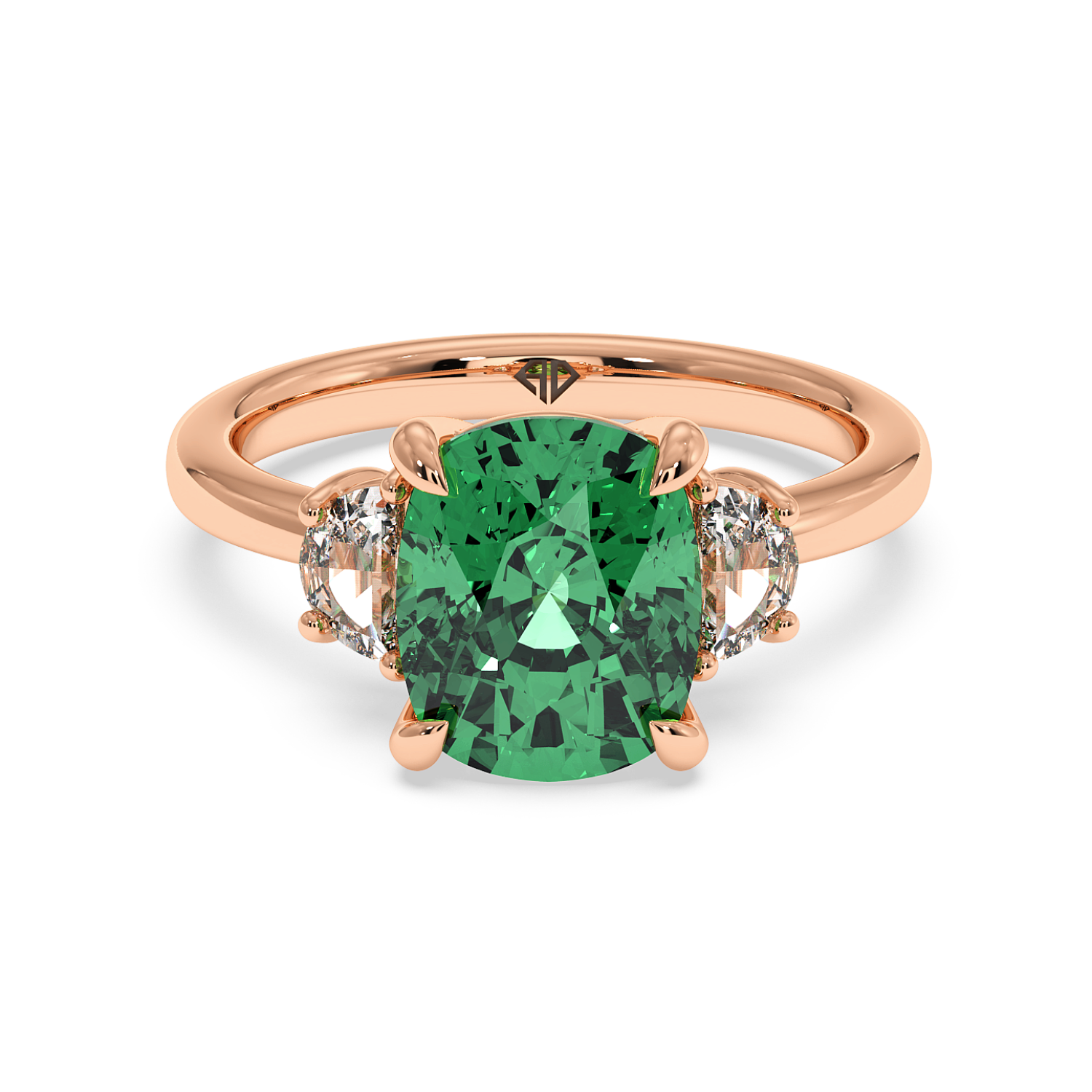 18K Rose Gold RING-083 Engagement Ring