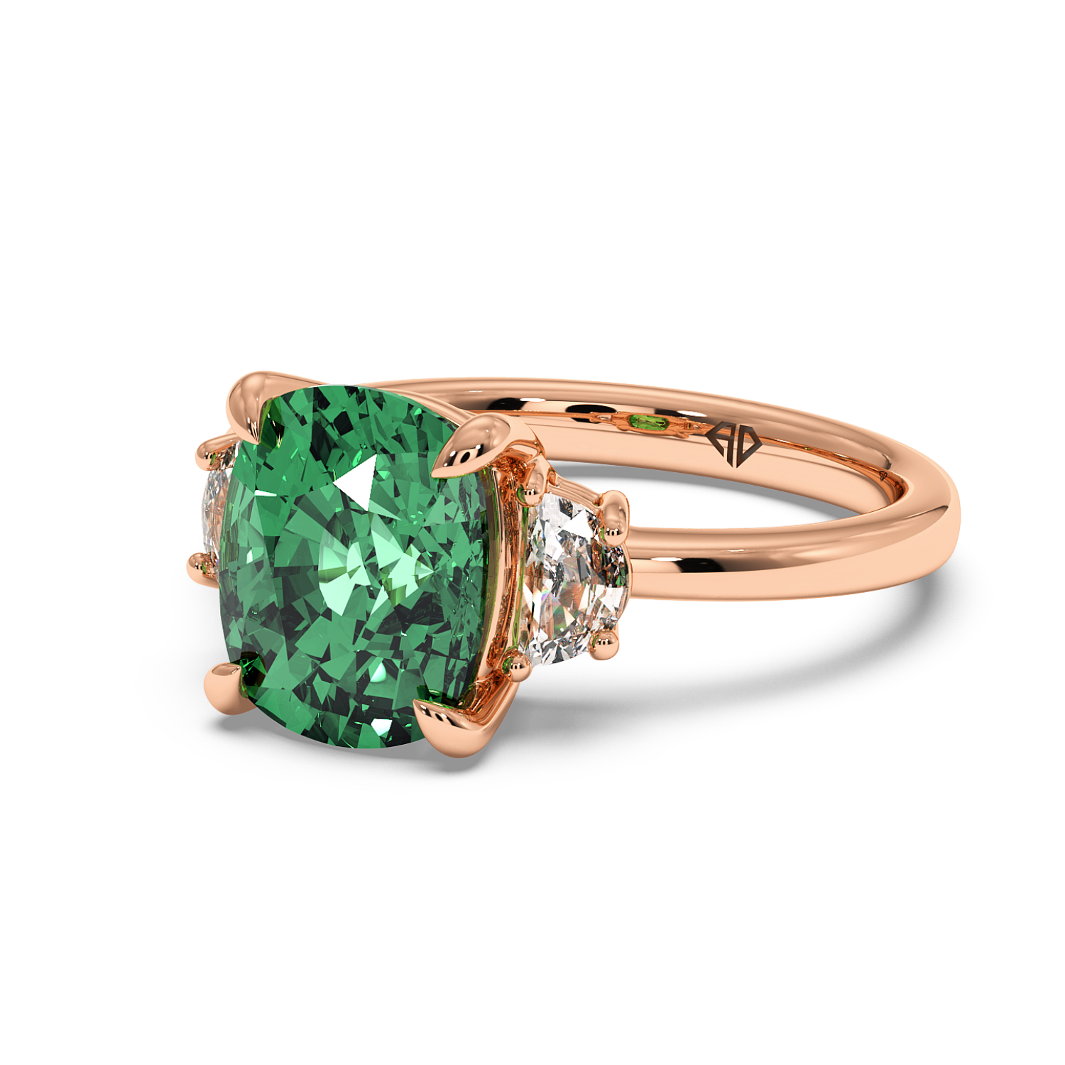 18K Rose Gold RING-083 Engagement Ring