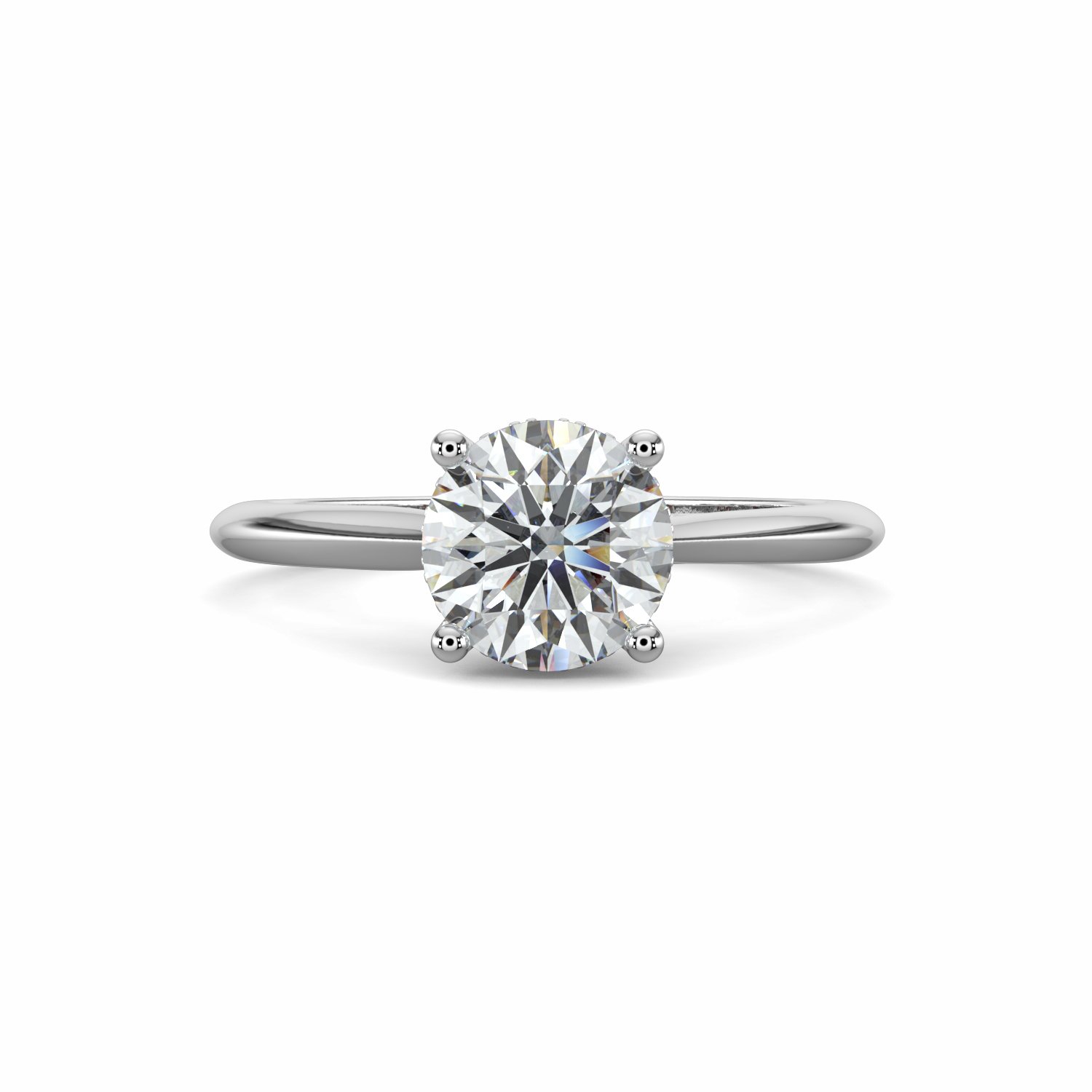 18K White Gold Hope Engagement Ring