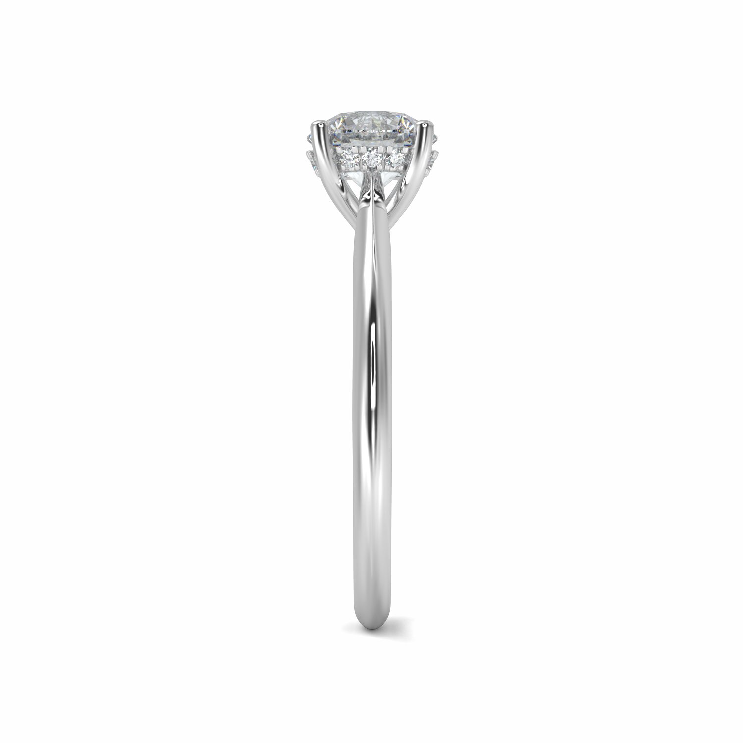 18K White Gold Hope Engagement Ring