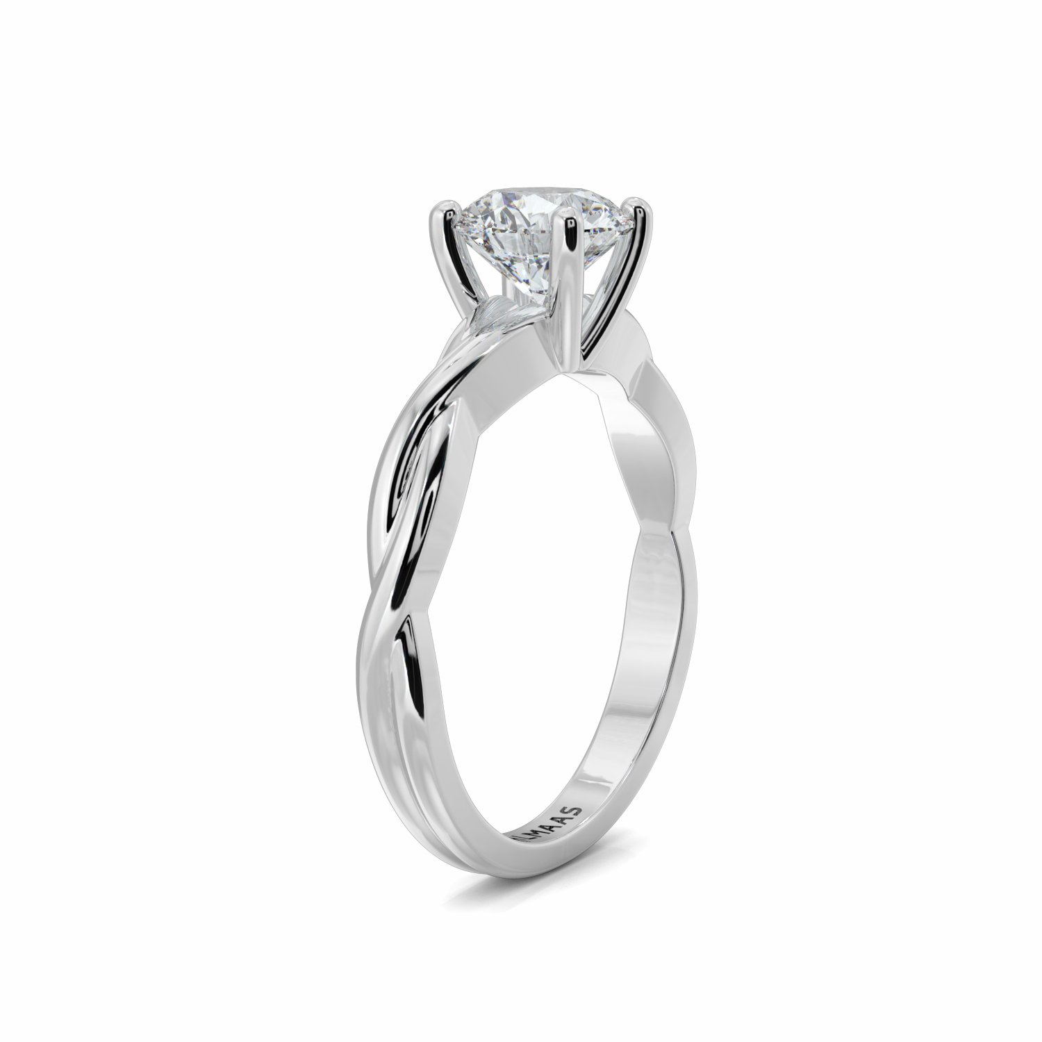 18K White Gold Holly Diamond Soliatire Engagement Ring