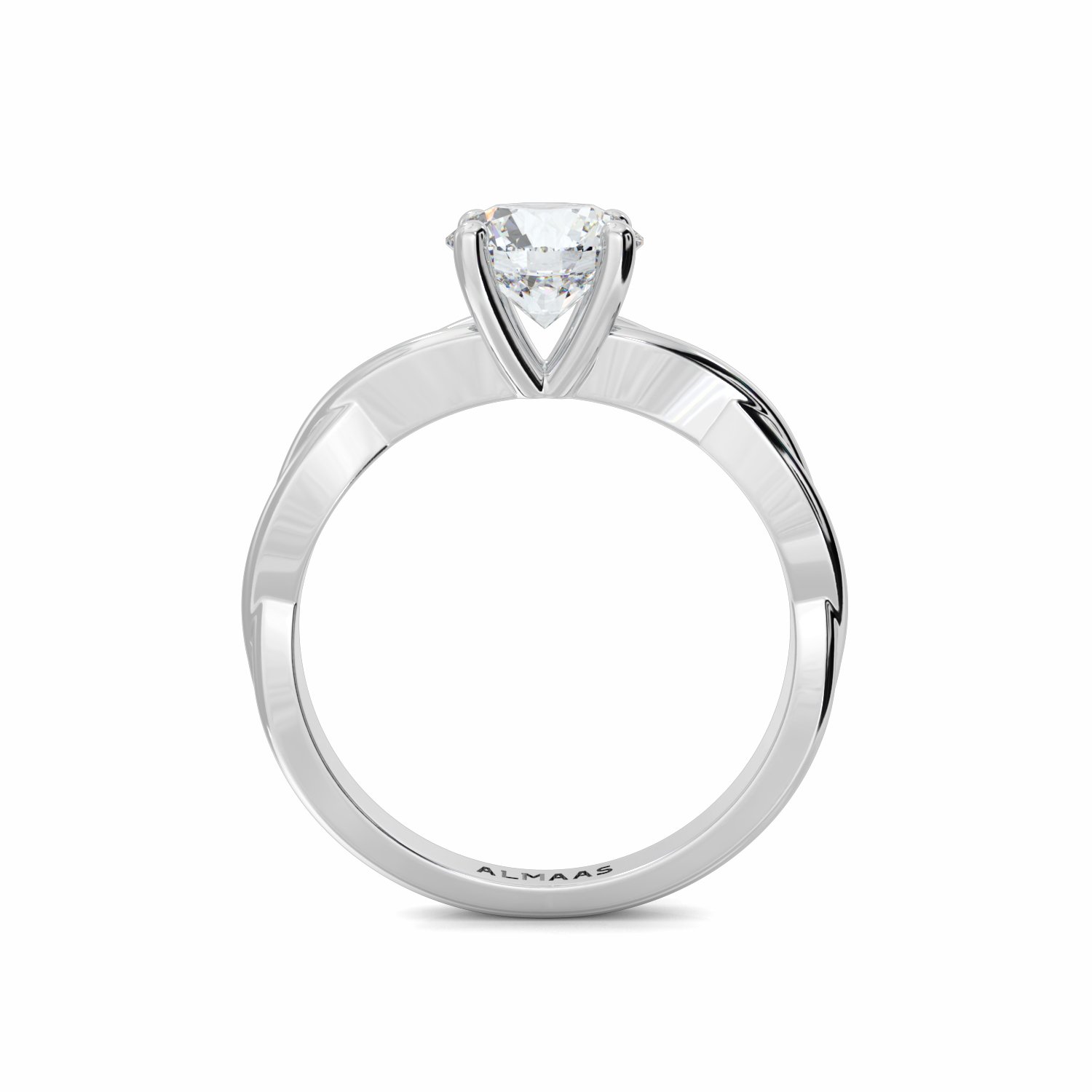 18K White Gold Holly Diamond Soliatire Engagement Ring