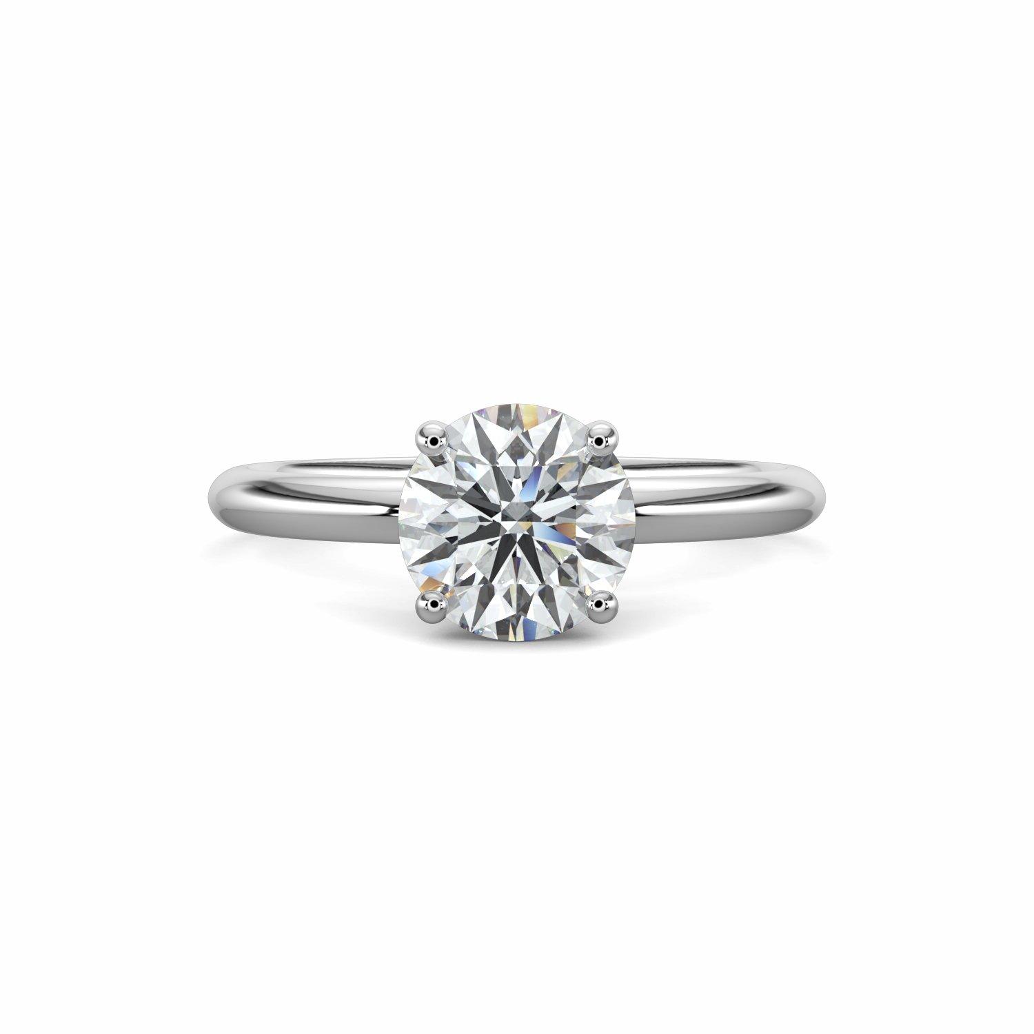 18K White Gold Delilah Halo Engagement Ring