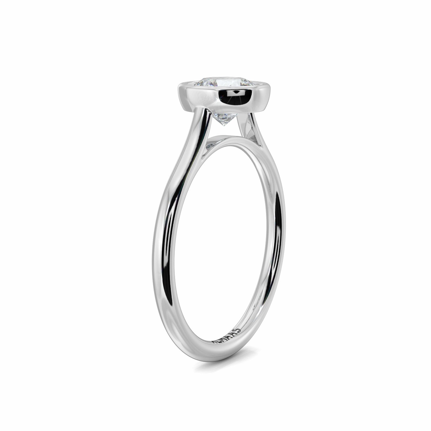 18K White Gold Sonia Diamond Soliataire Engagement Ring