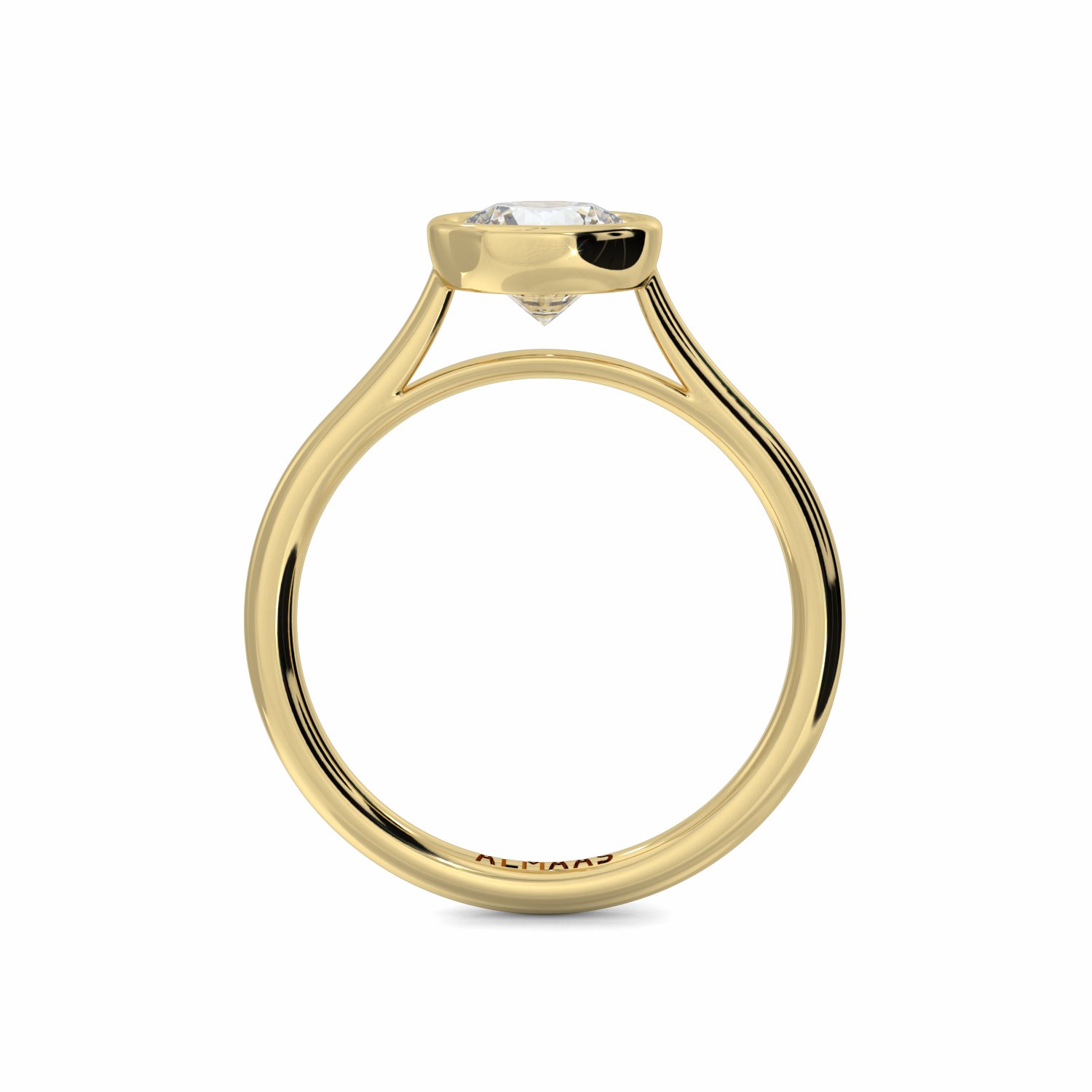 18K Yellow Gold Sonia Diamond Soliataire Engagement Ring