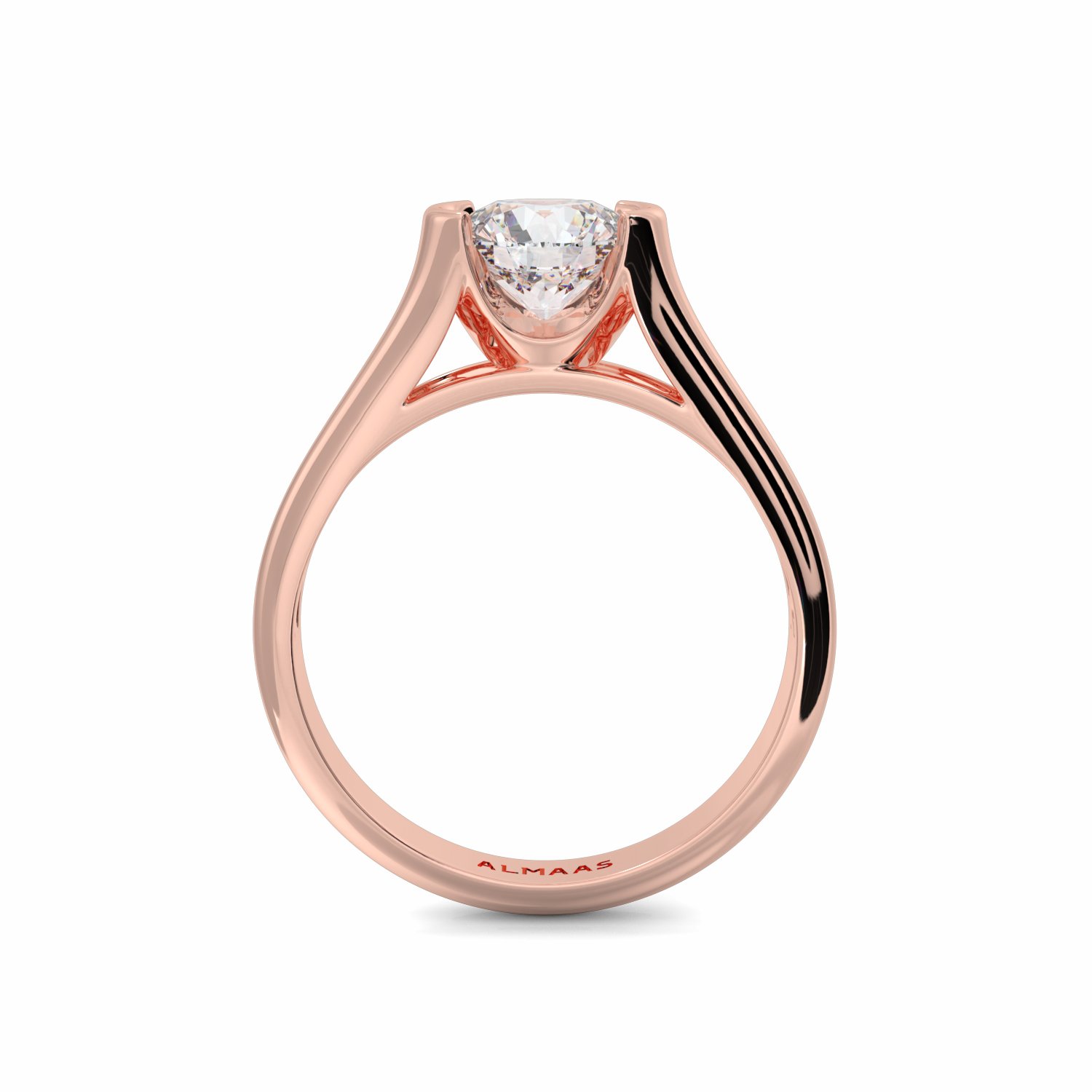 18K Rose Gold Erin Diamond Solitaire Engagement Ring
