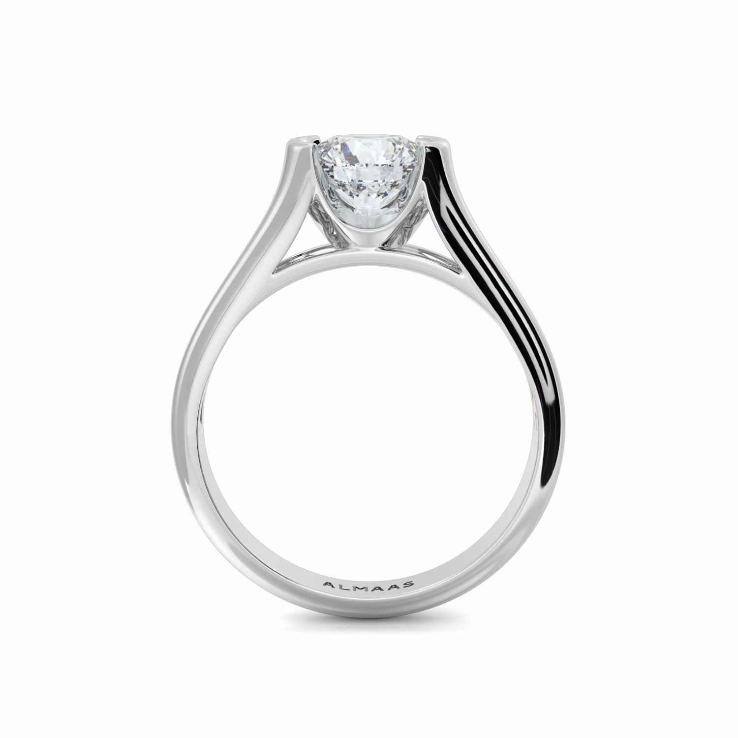 18K White Gold Erin Diamond Solitaire Engagement Ring