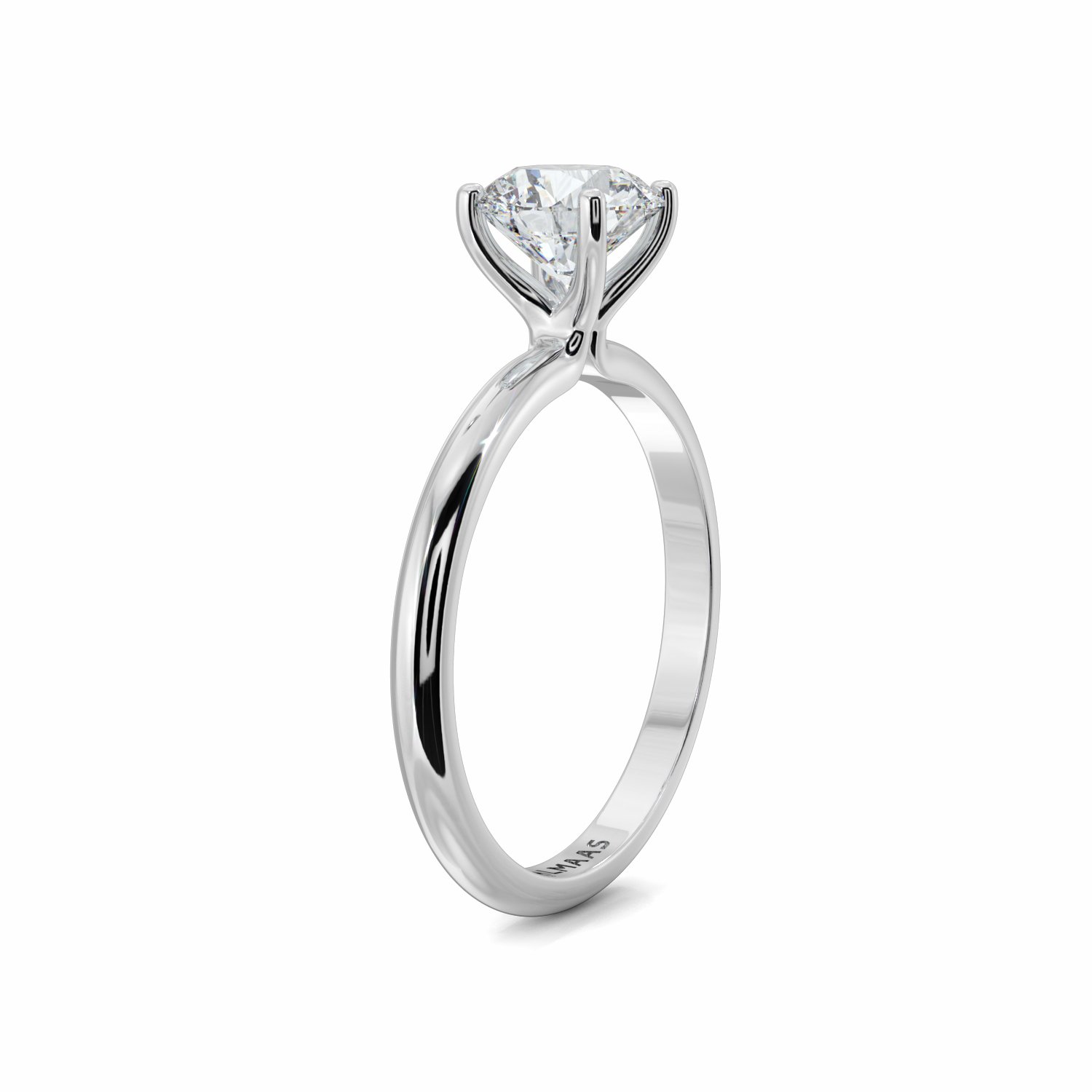 Platinum Ophelia Diamond Solitaire Engagement Ring