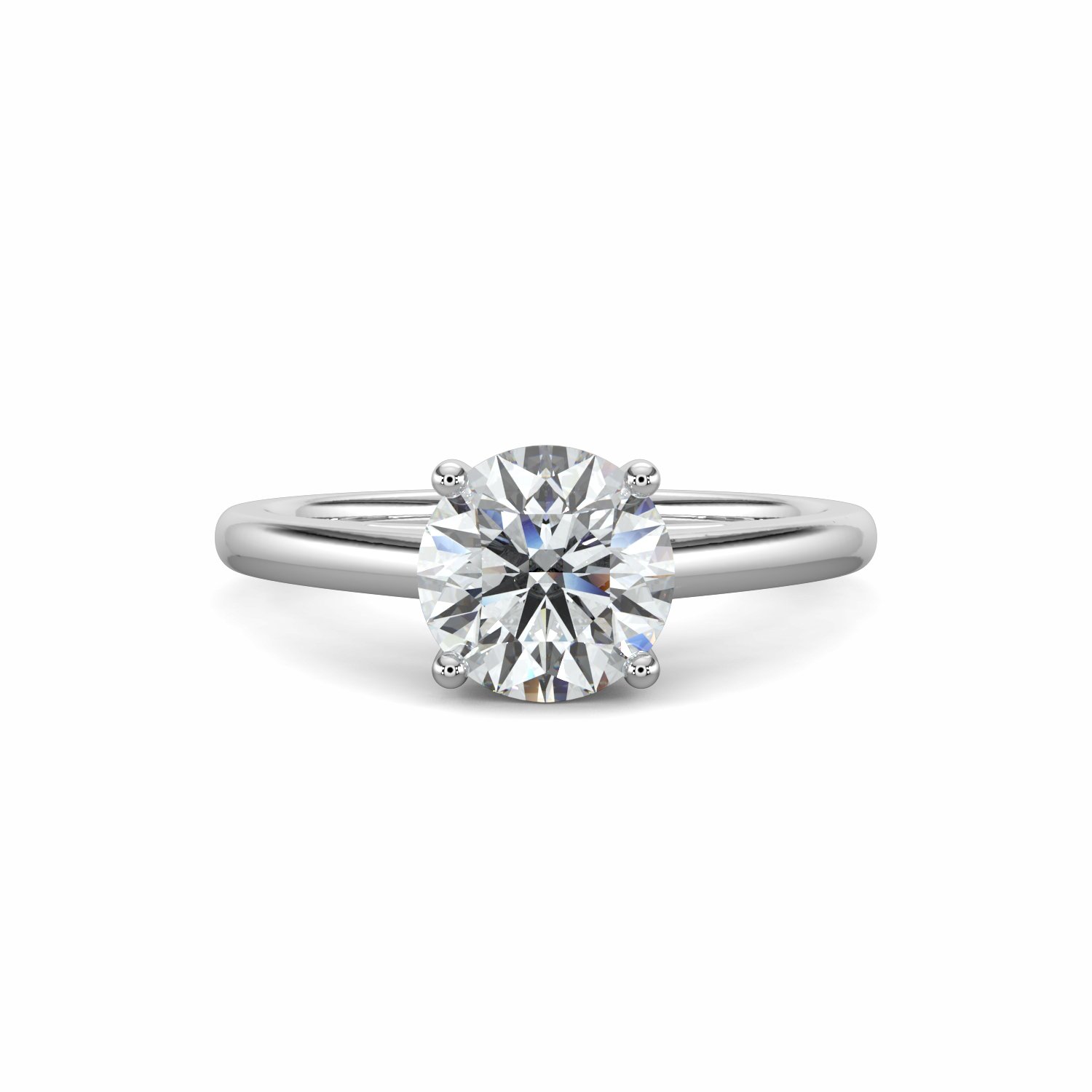 18K White Gold Mariella Diamond Solitaire Engagement Ring
