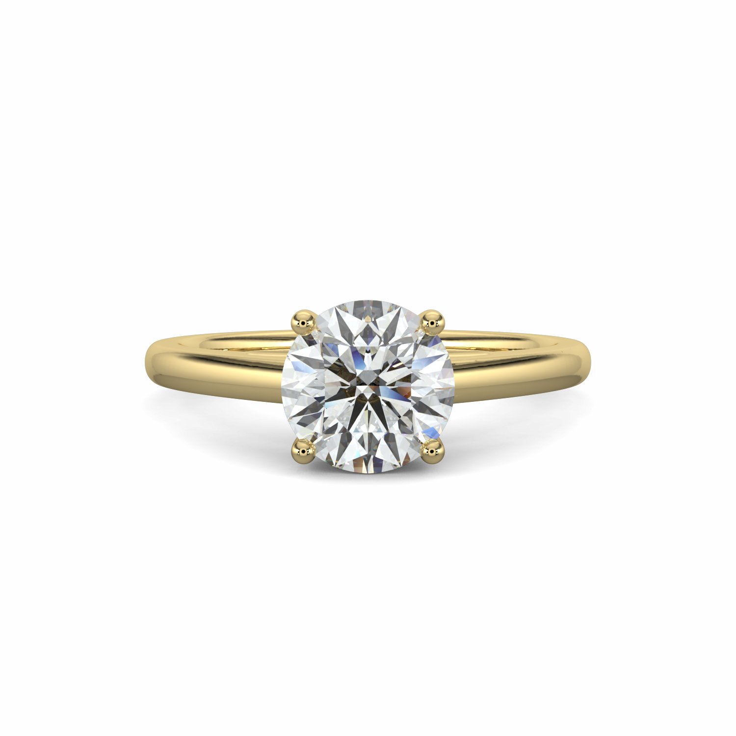 18K White Gold Mariella Diamond Solitaire Engagement Ring