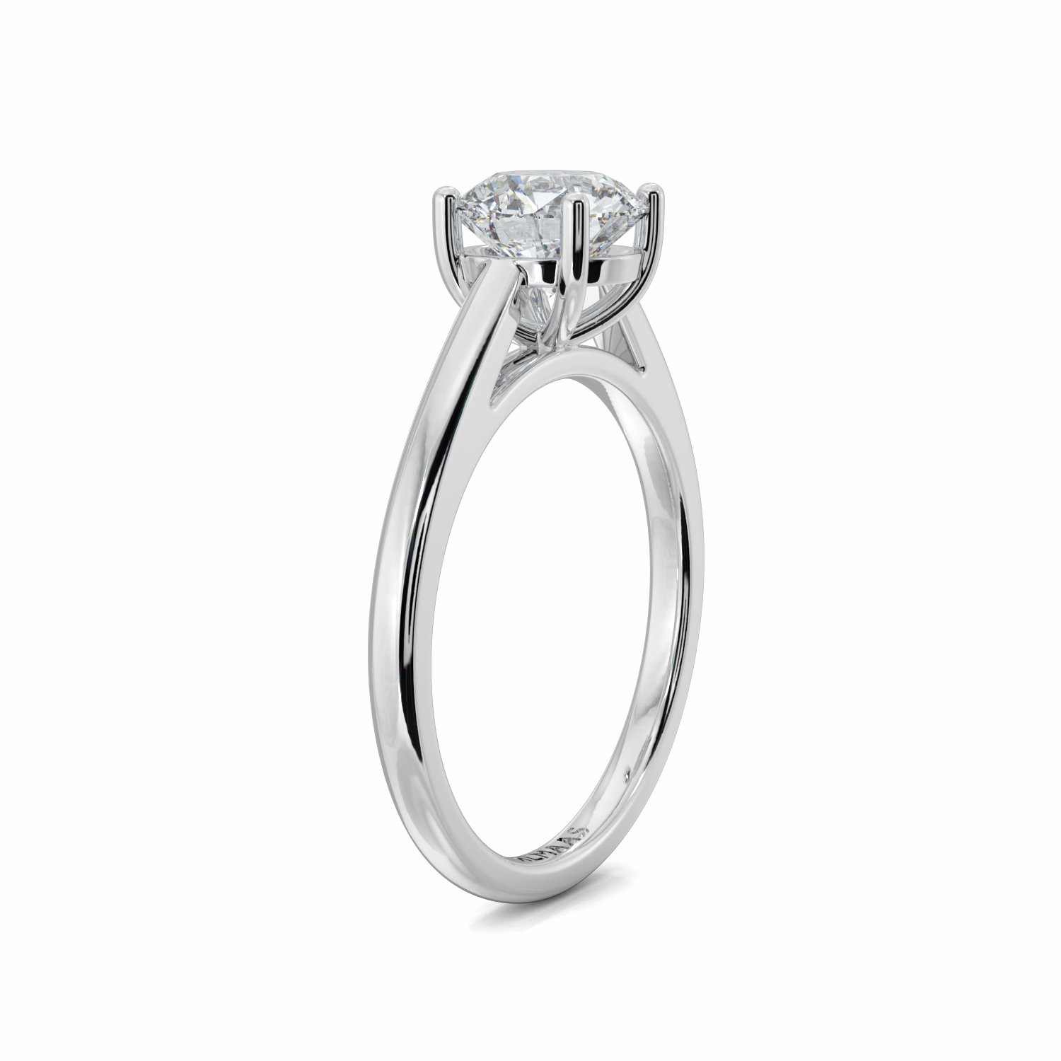 18K White Gold Mariella Diamond Solitaire Engagement Ring