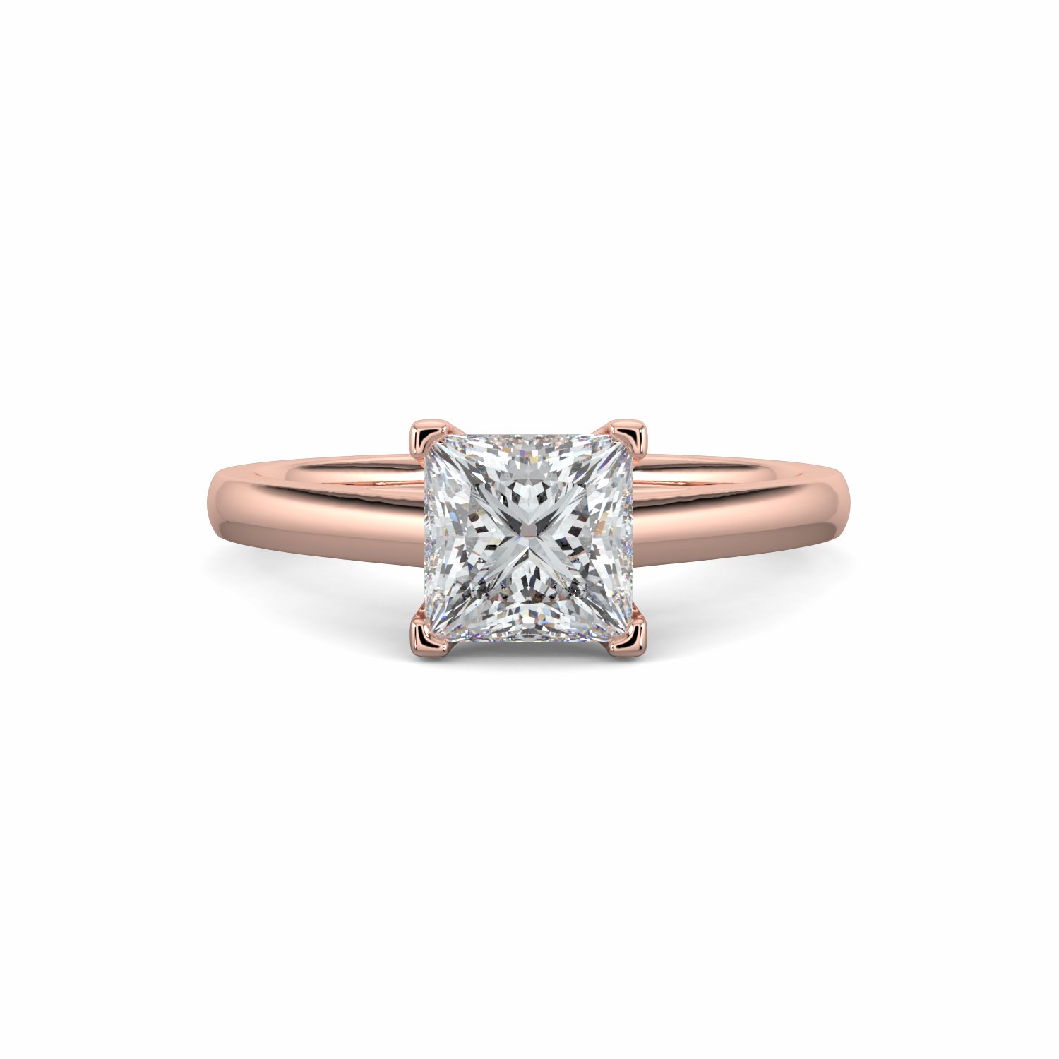 18K White Gold Kylie Engagement Ring