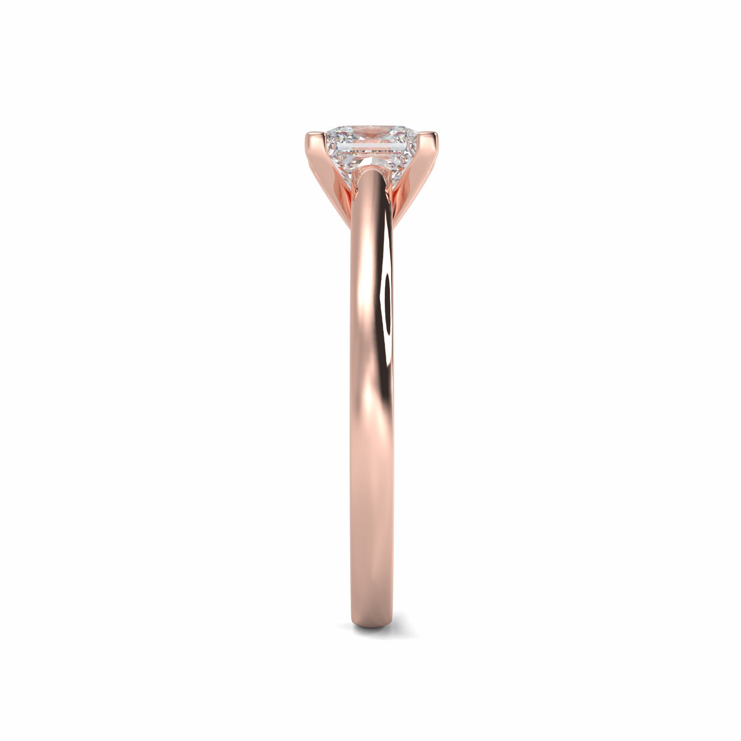 18K Rose Gold Kylie Engagement Ring