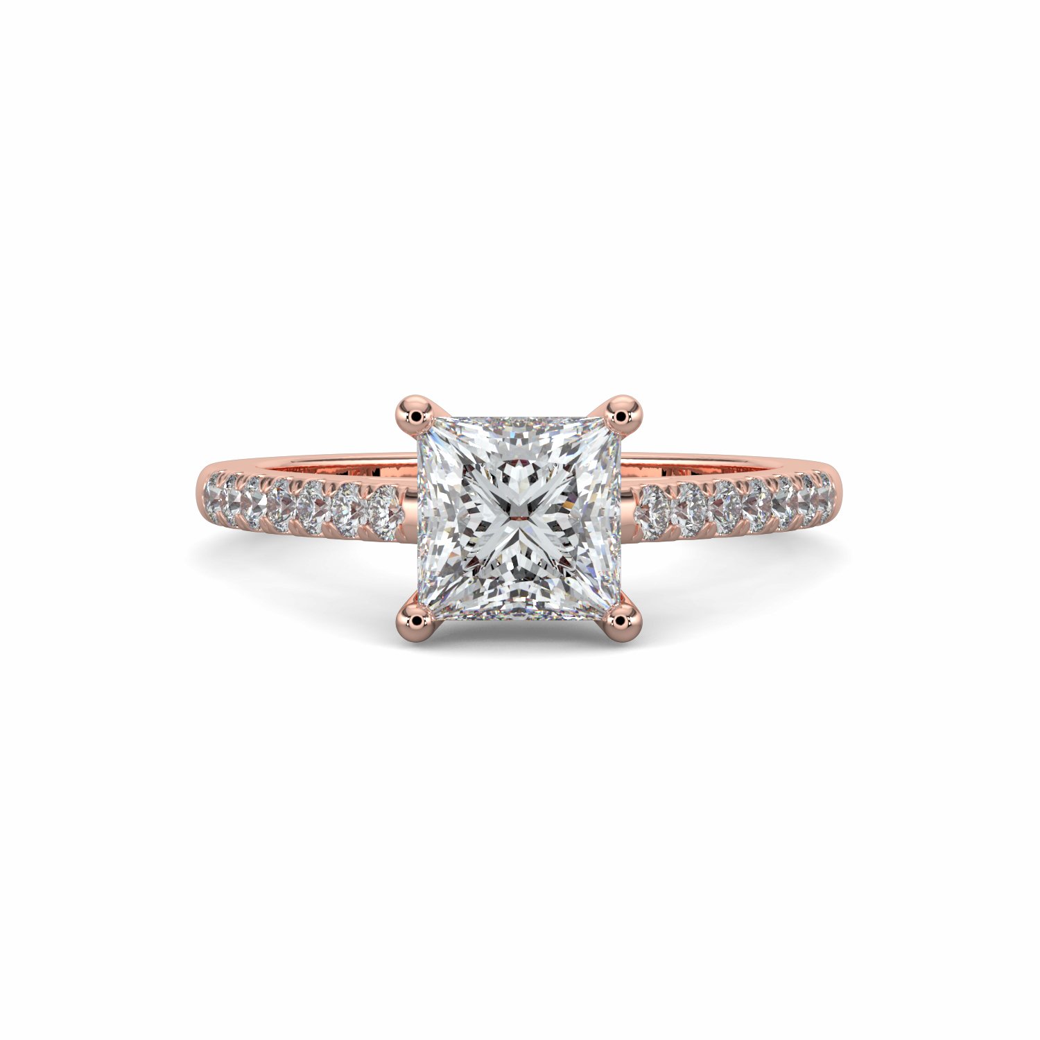 18K White Gold Denisa Engagement Ring