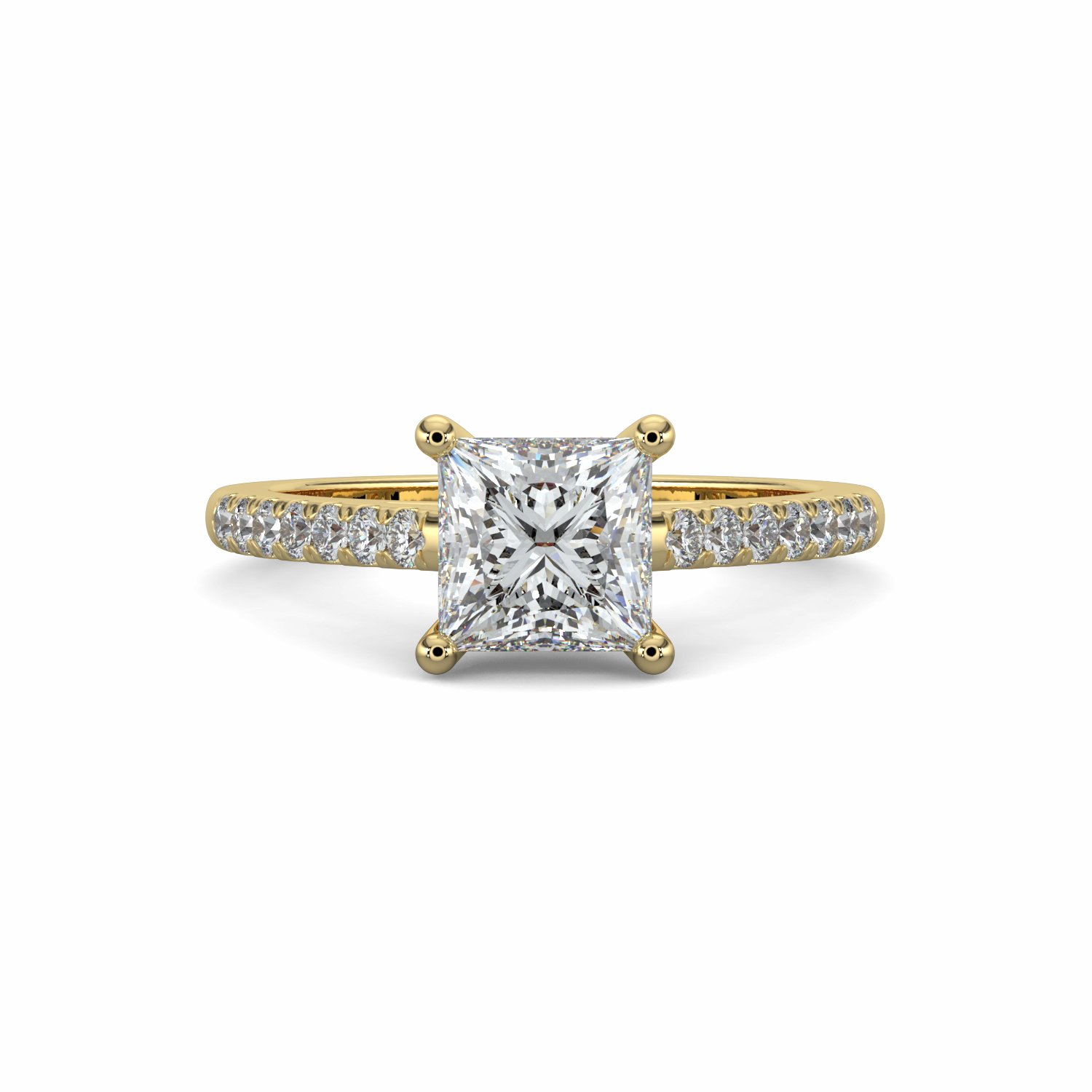18K White Gold Denisa Engagement Ring