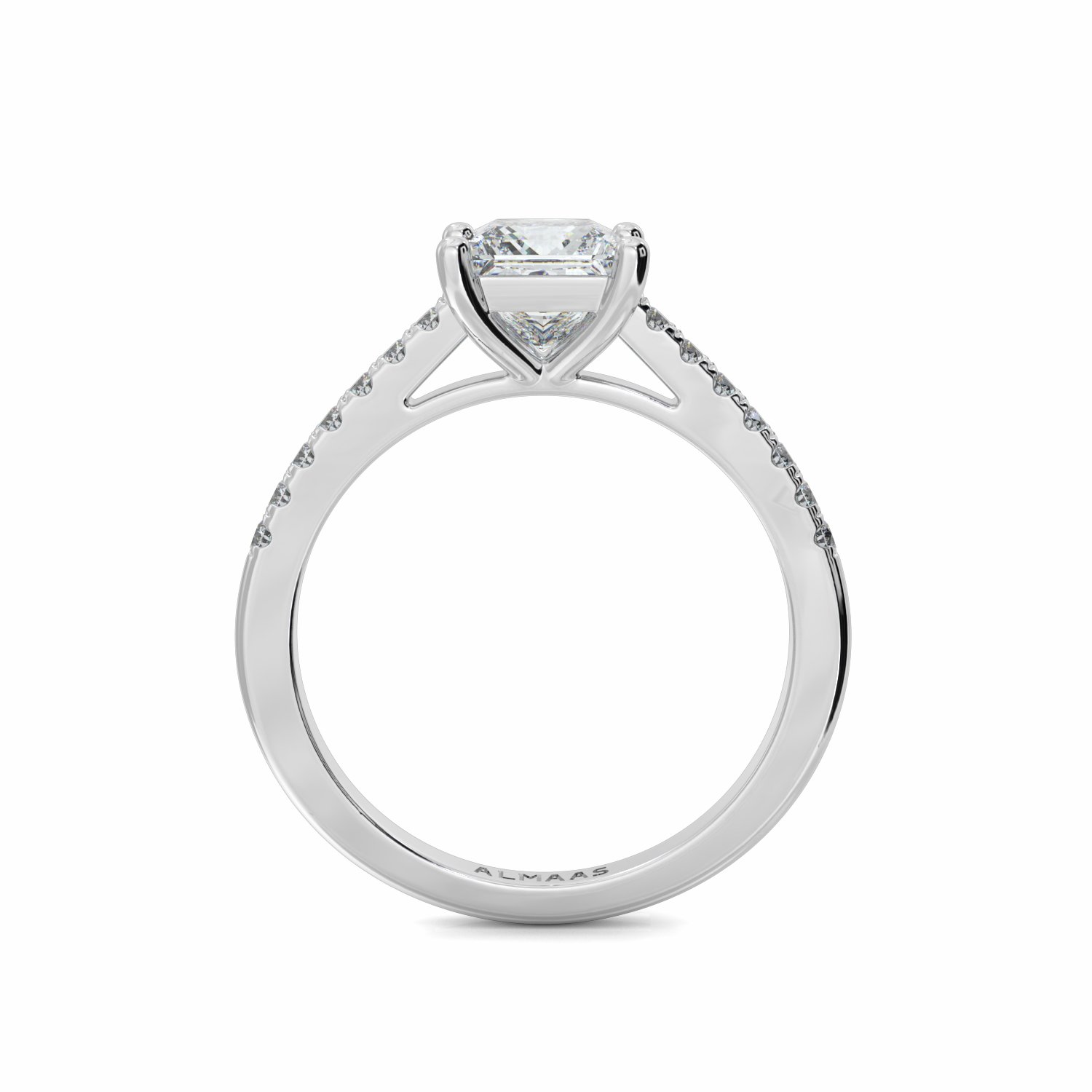 18K White Gold Denisa Engagement Ring