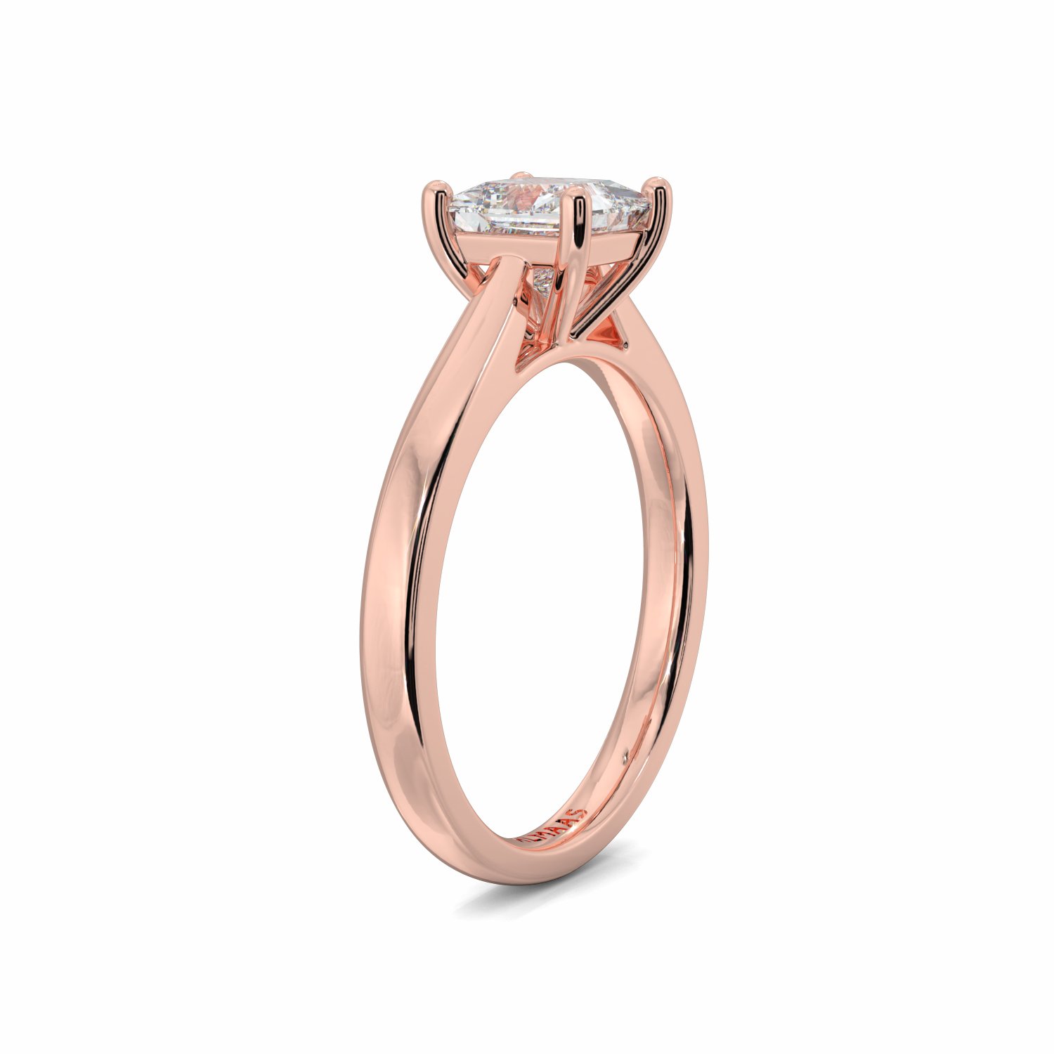 18K Rose Gold Lottie Engagement Ring