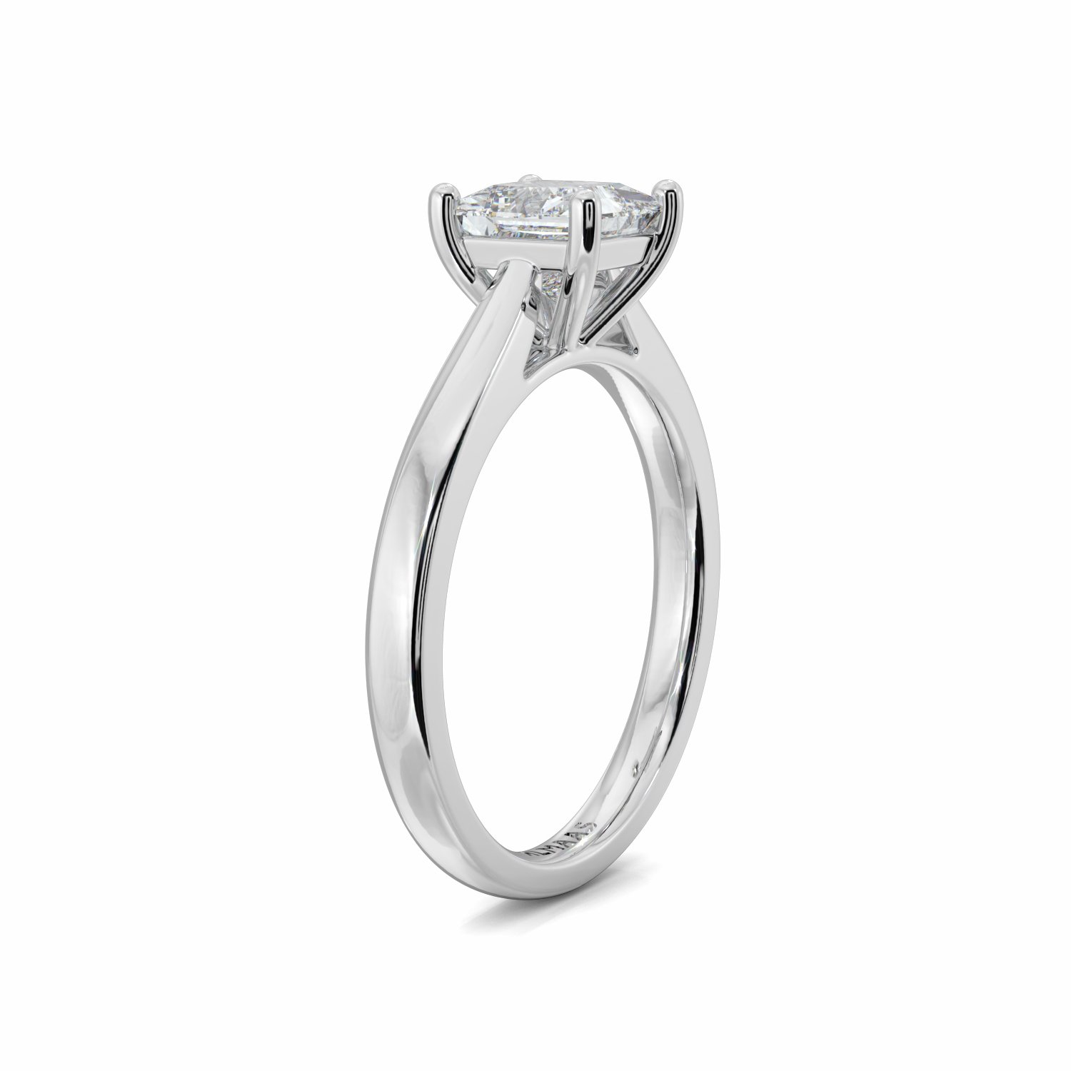 18K White Gold Lottie Engagement Ring