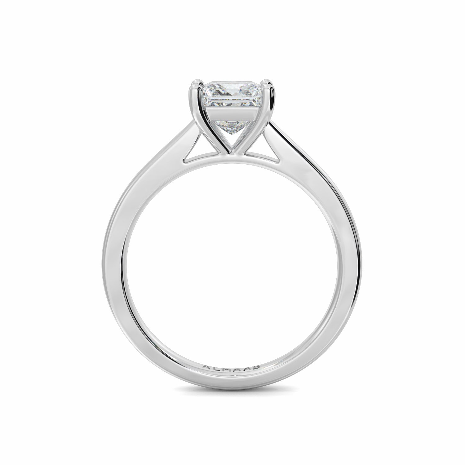 18K White Gold Lottie Engagement Ring