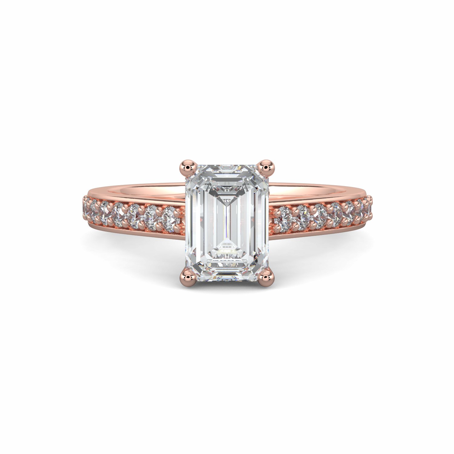 18K White Gold Amara Engagement Ring