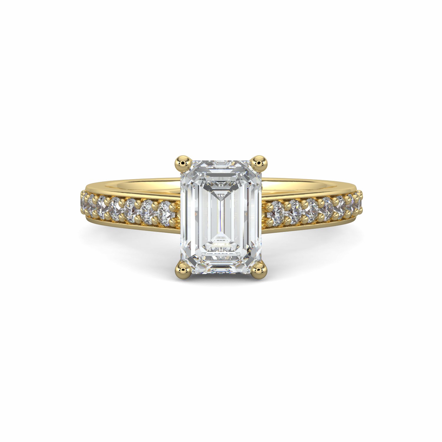 18K White Gold Amara Engagement Ring