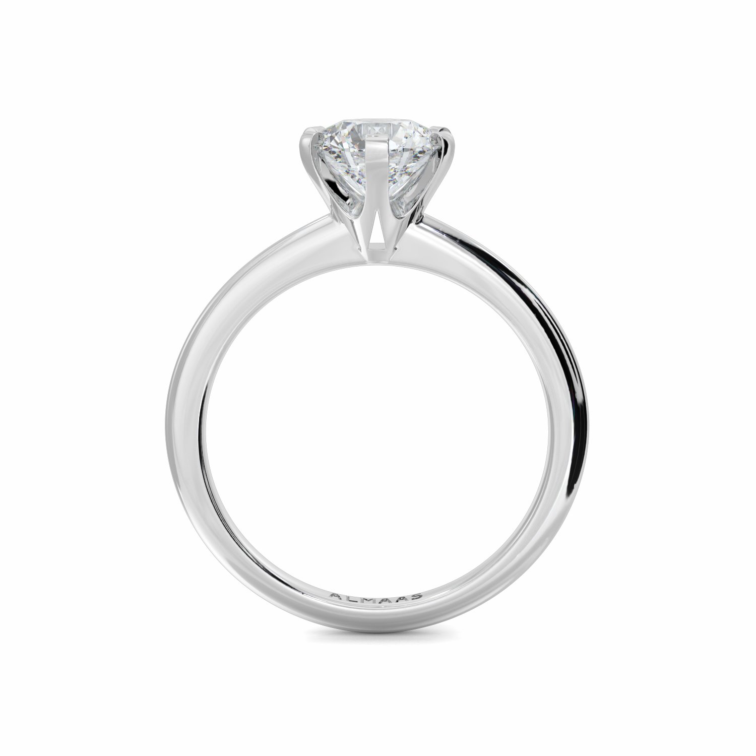 18K White Gold Elvira Diamond Solitaire Engagement Ring