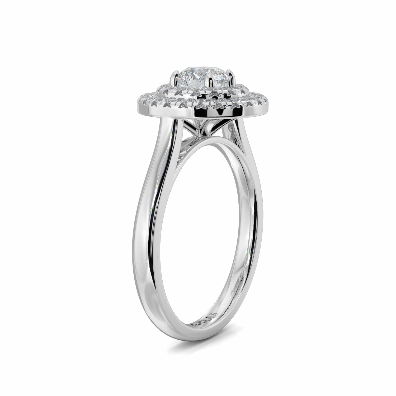 18K White Gold Eleanor Engagement Ring