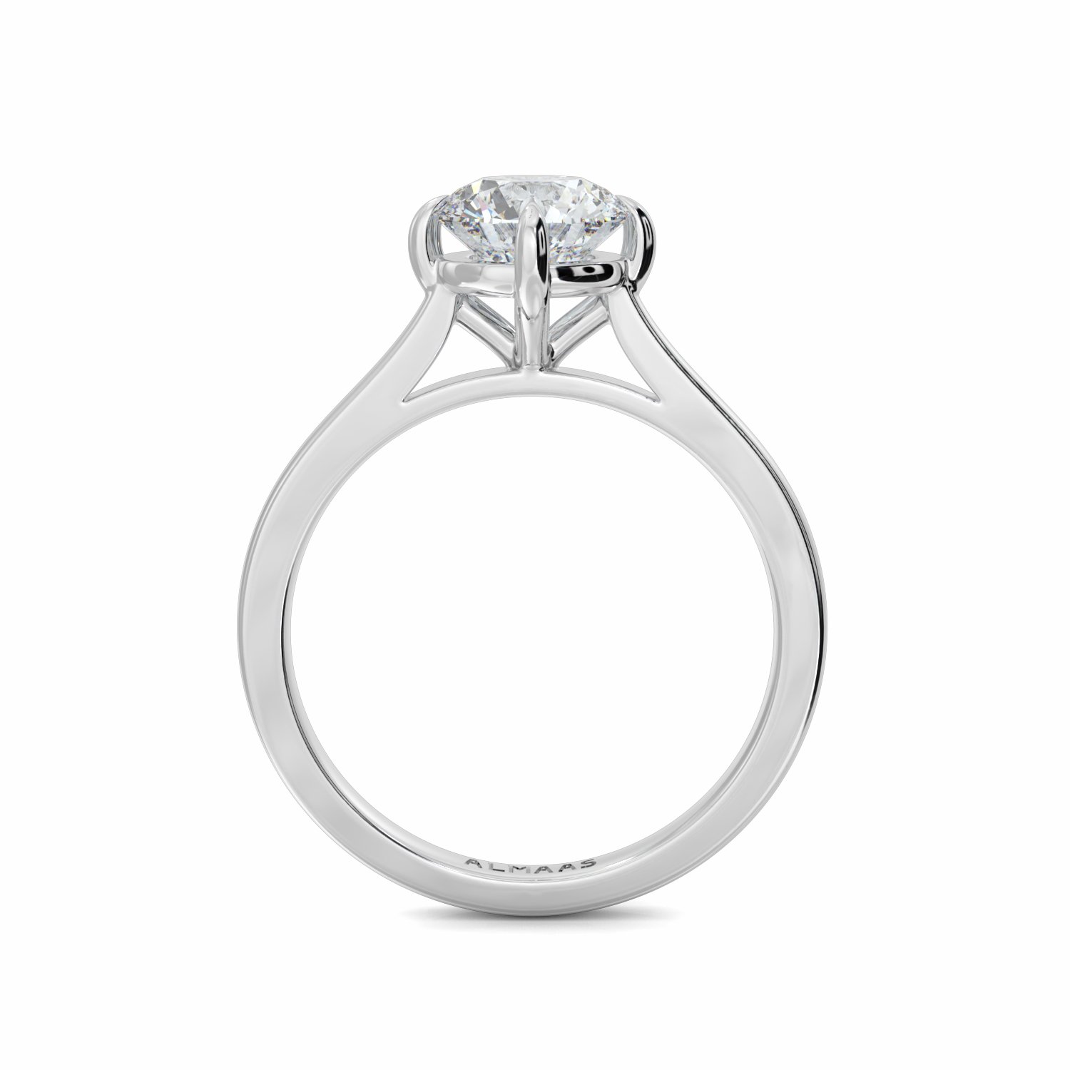 18K White Gold Isla Diamond Soliatire Engagement Ring