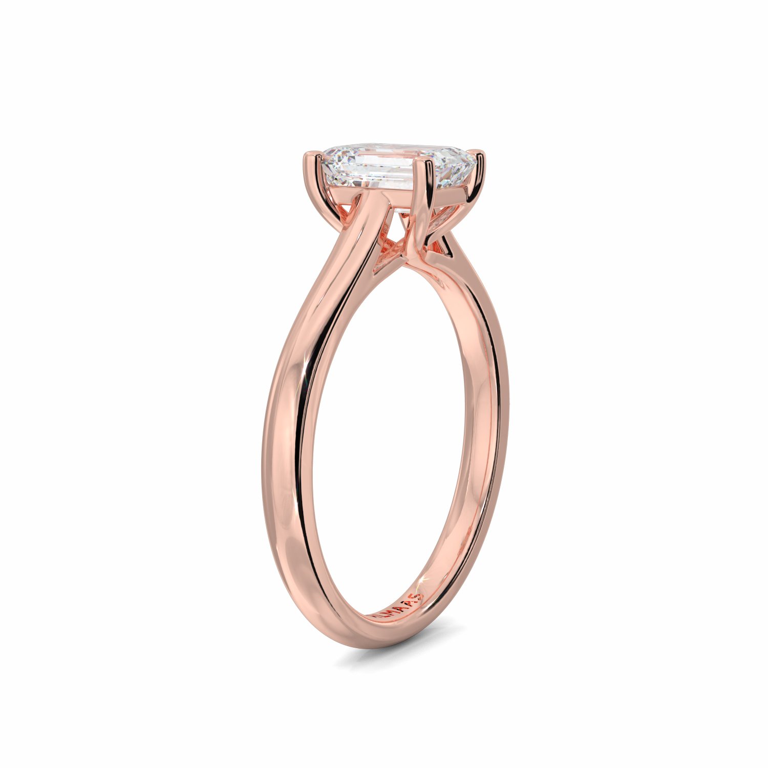 18K Rose Gold Indiyah Engagement Ring
