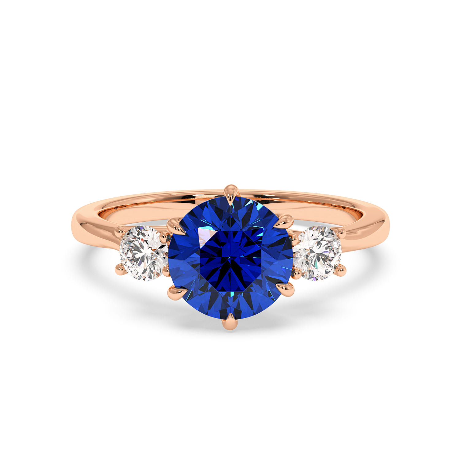 18K White Gold Dove Engagement Ring