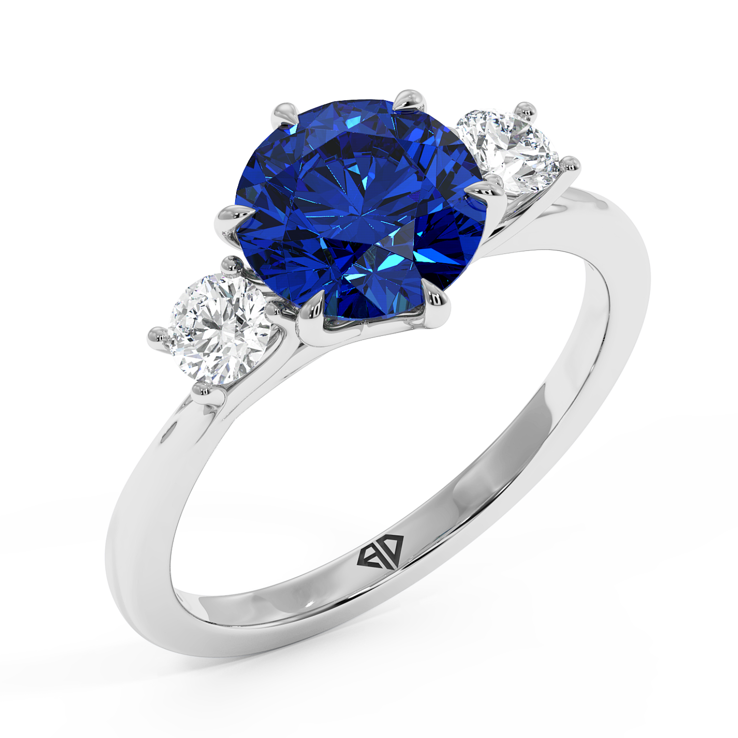 Platinum Dove Engagement Ring