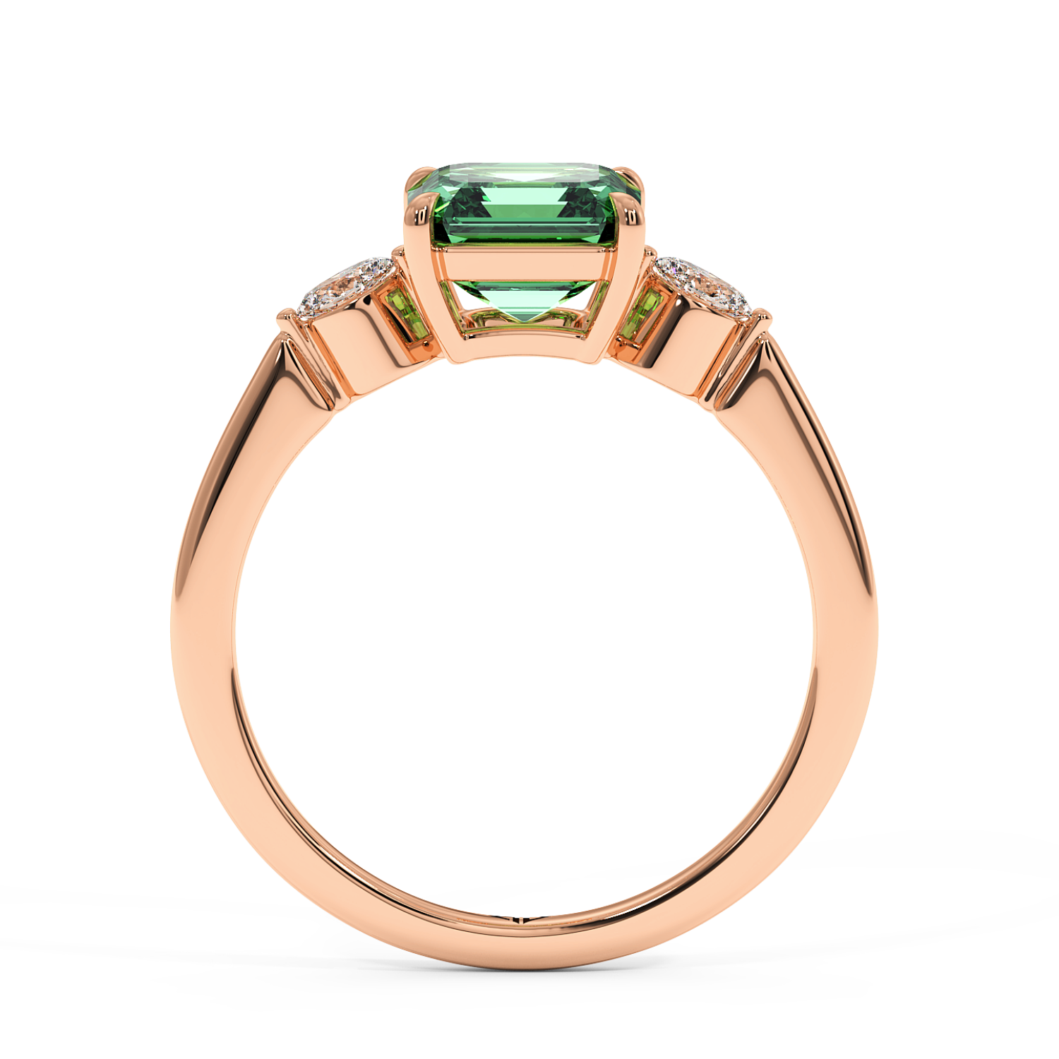 18K Rose Gold Montana Engagement Ring
