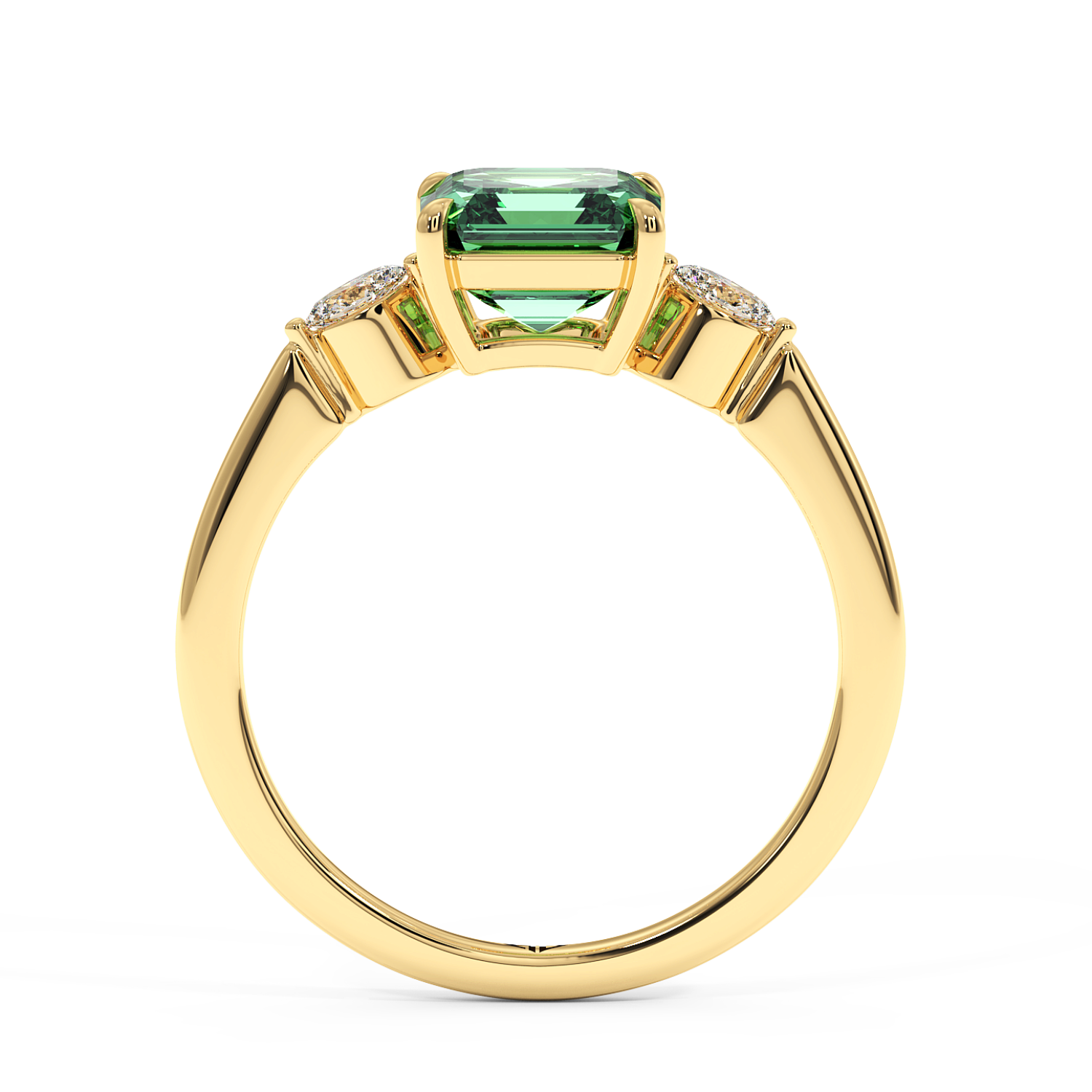 18K Yellow Gold Montana Engagement Ring