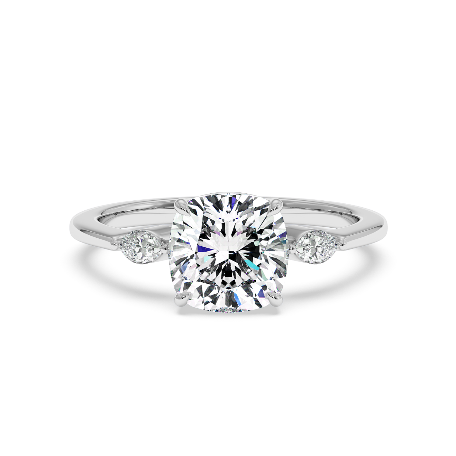 Platinum Montana Engagement Ring