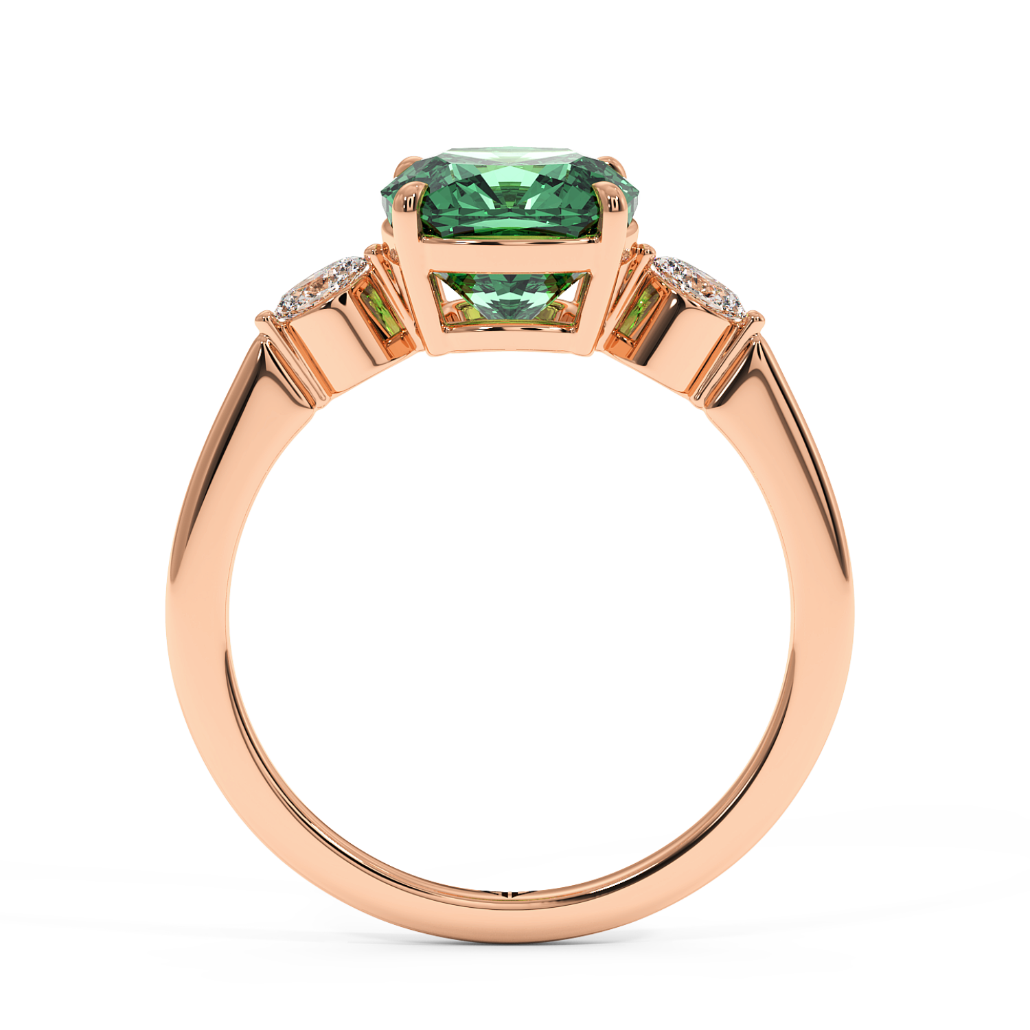 18K Rose Gold Montana Engagement Ring