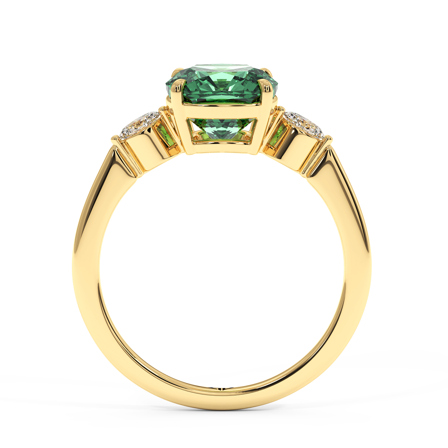 18K Yellow Gold Montana Engagement Ring