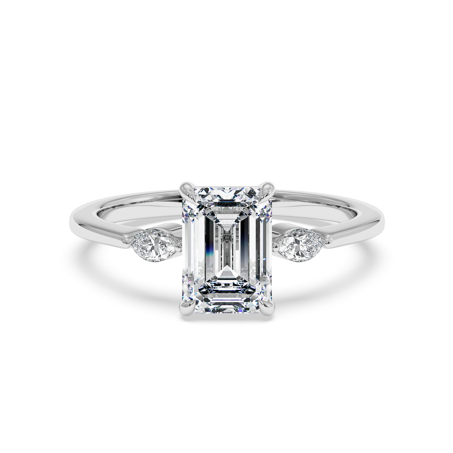 18K White Gold Montana Engagement Ring