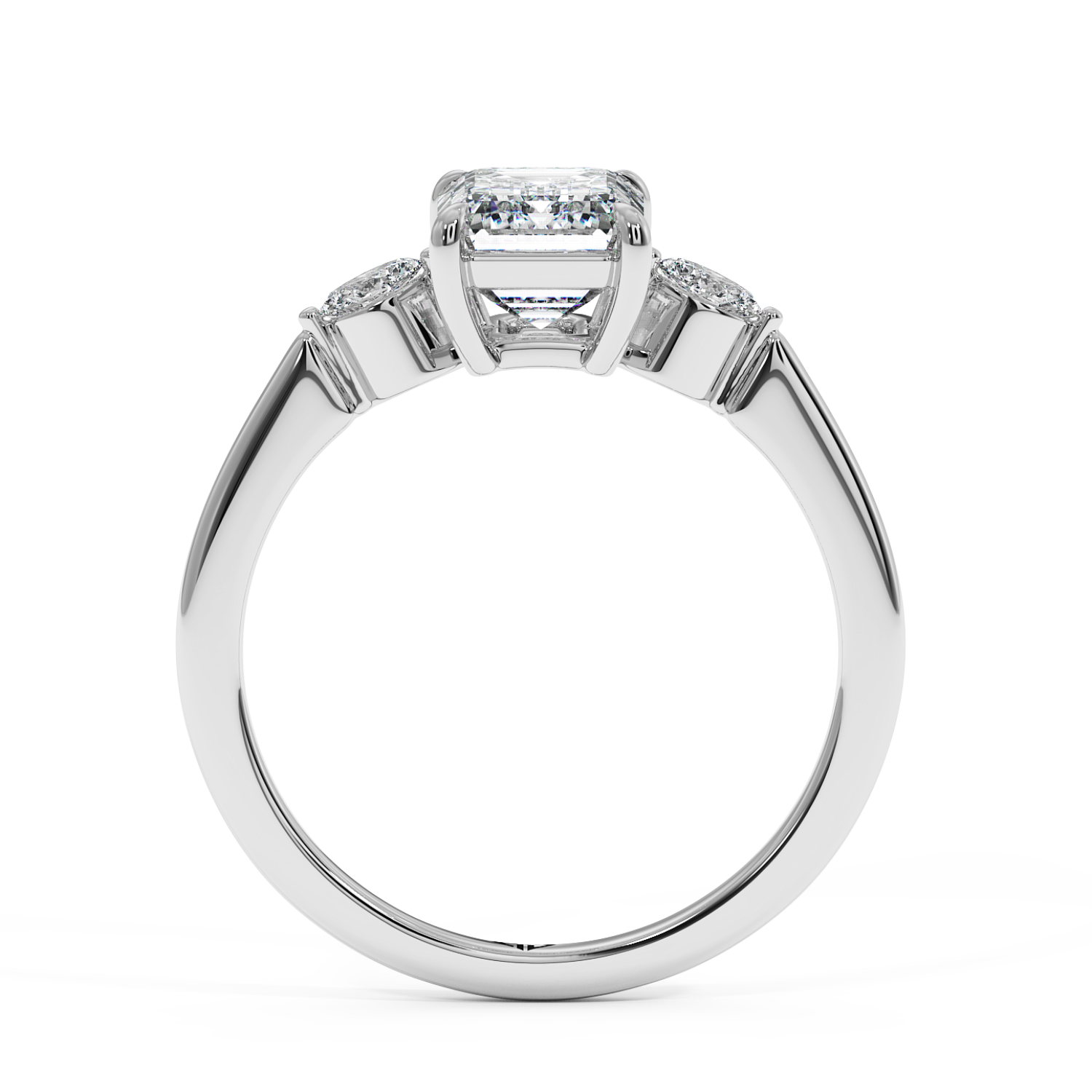 18K White Gold Montana Engagement Ring