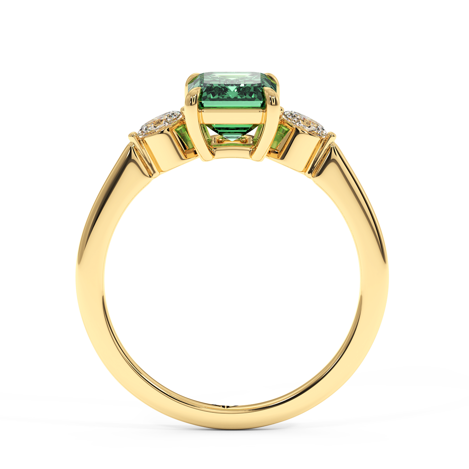18K Yellow Gold Montana Engagement Ring
