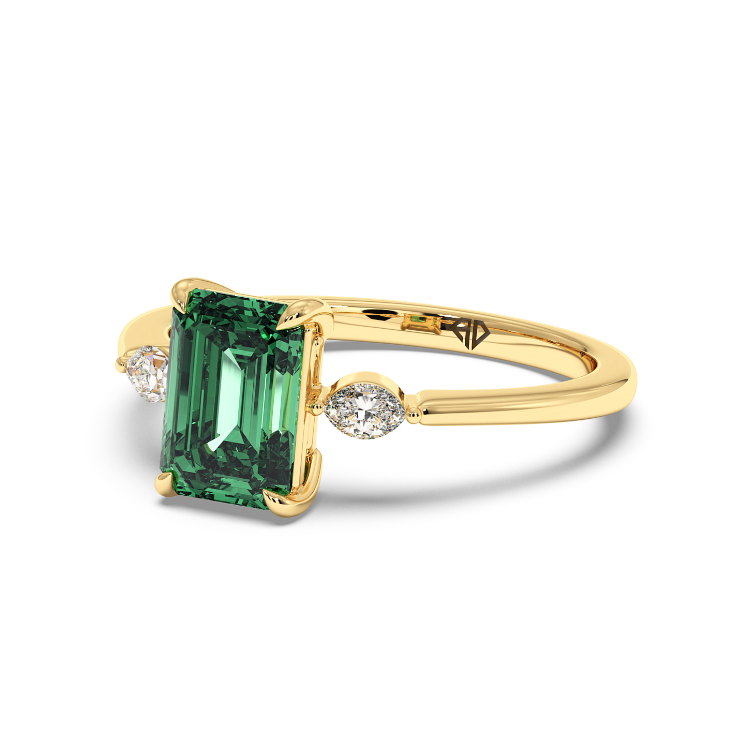 18K Yellow Gold Montana Engagement Ring