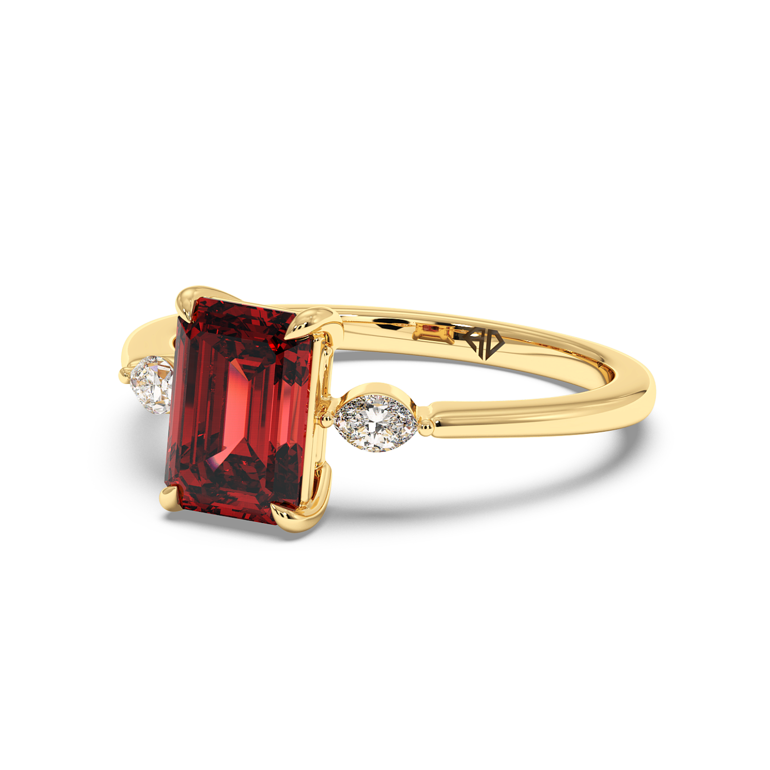 18K Yellow Gold Montana Engagement Ring