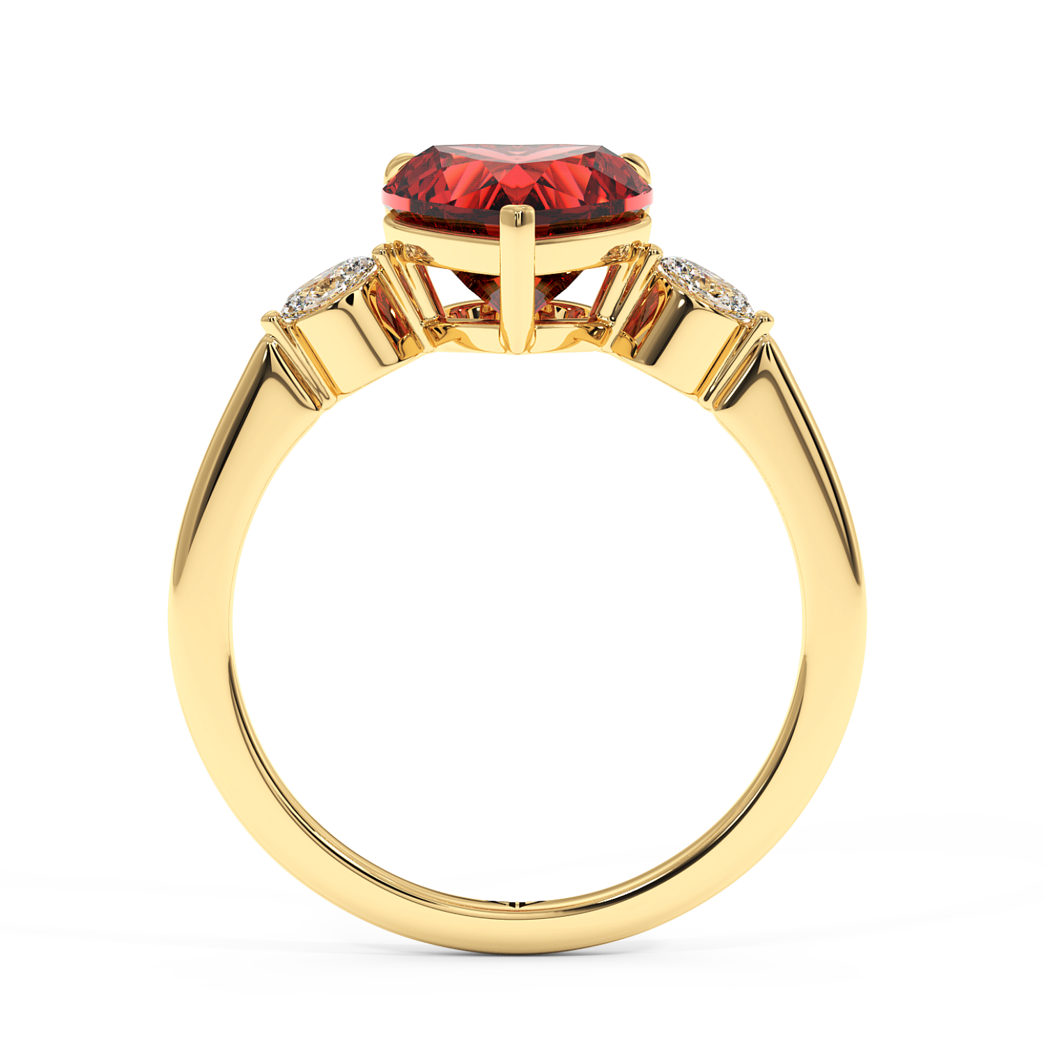 18K Yellow Gold Montana Engagement Ring